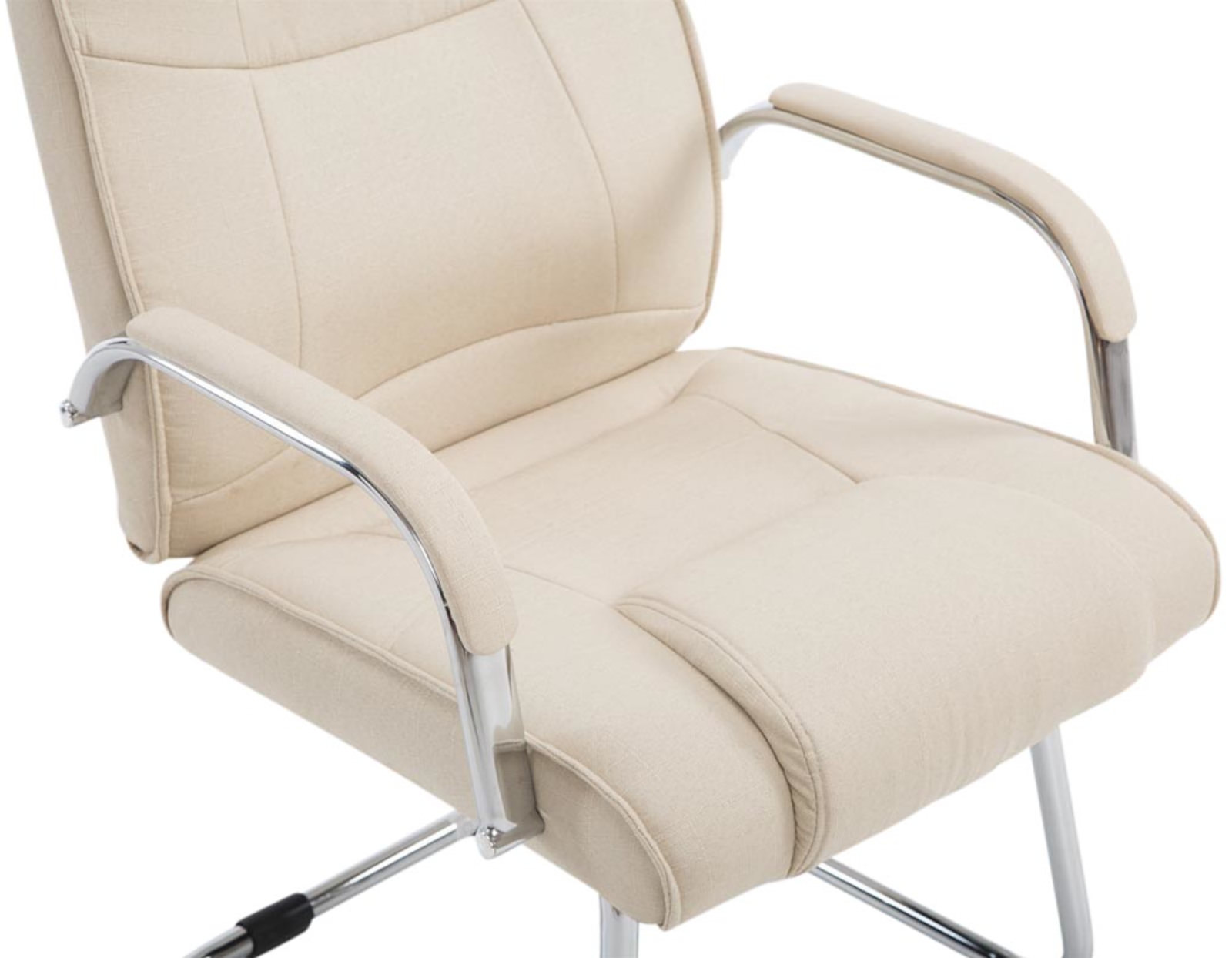 Set de 2 sillas cantilever XXL Attila en tela