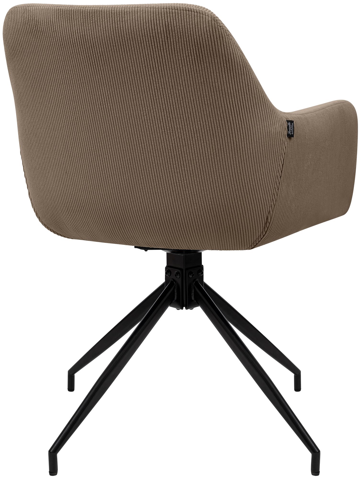 Silla de comedor Merlinda de pana