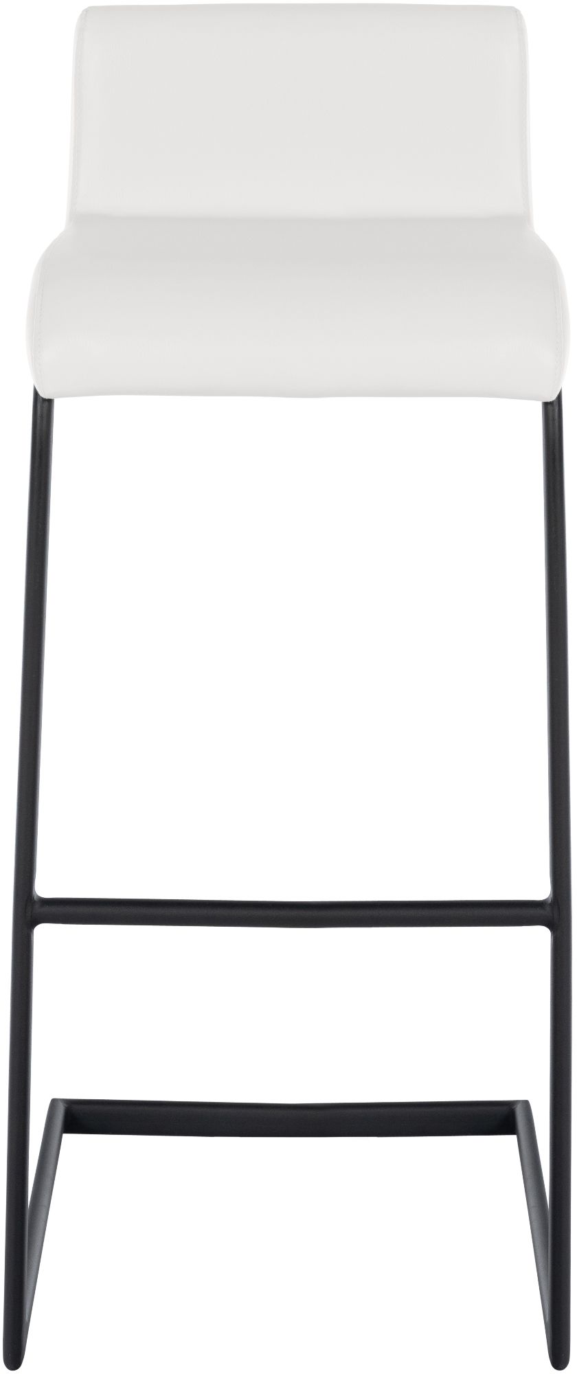 Set de 2 Taburetes de Bar Newport, Estructura de Metal Negro