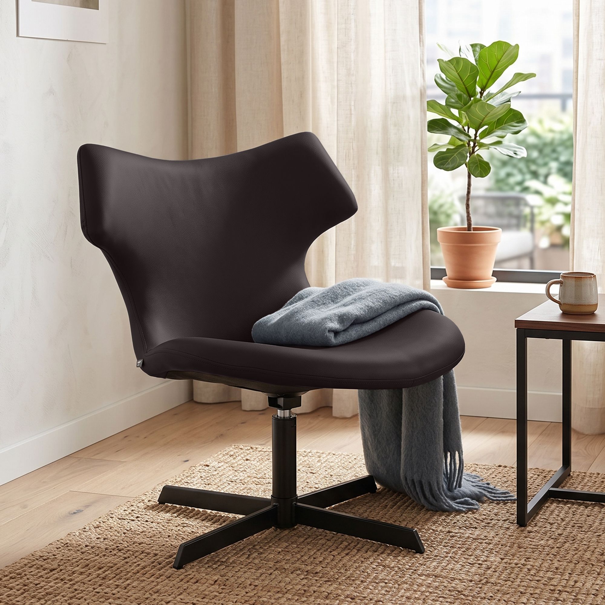 Set de 2 sillas lounge Welland de polipiel