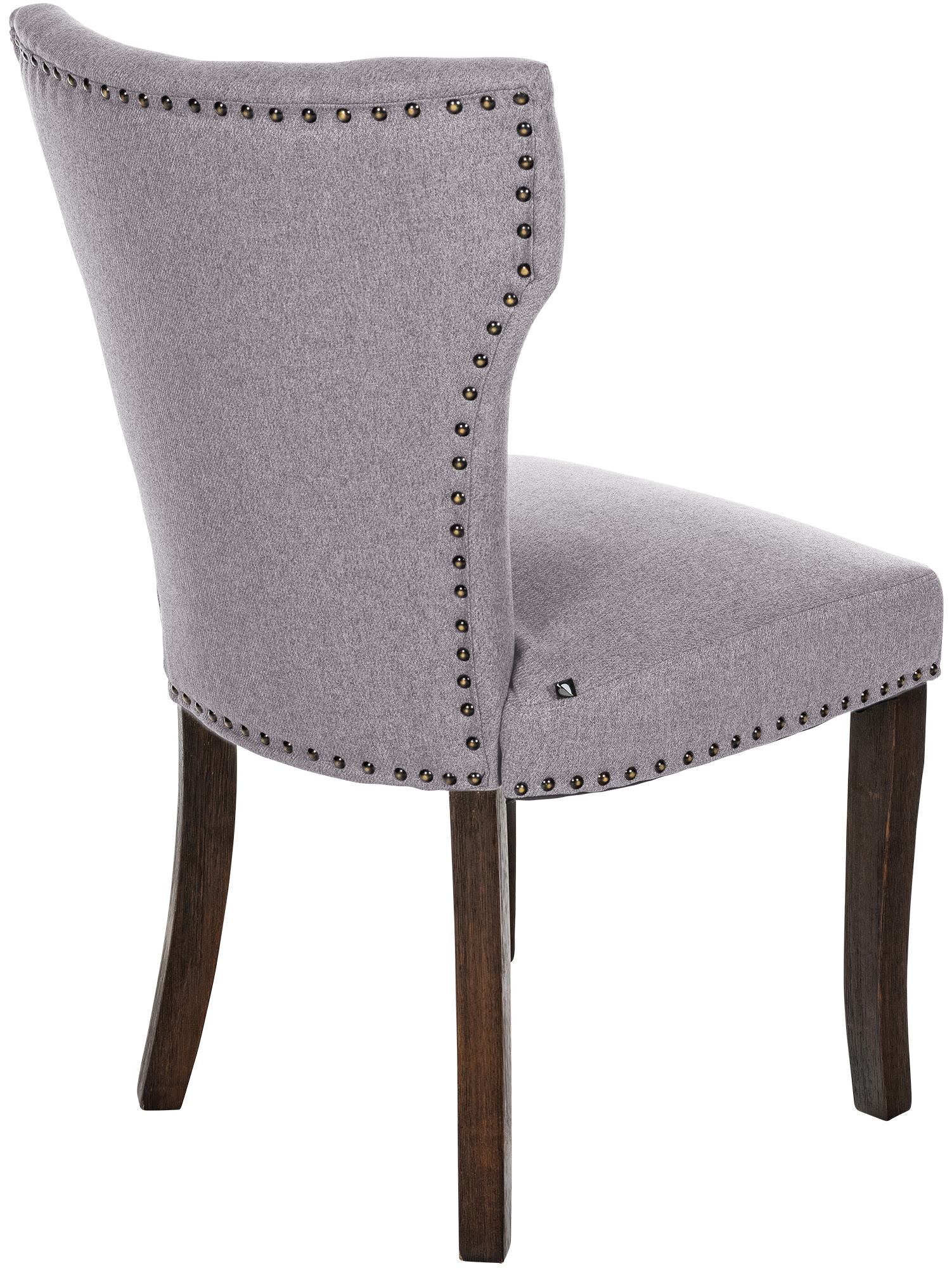 Set de 2 sillas de comedor Zadar en tela