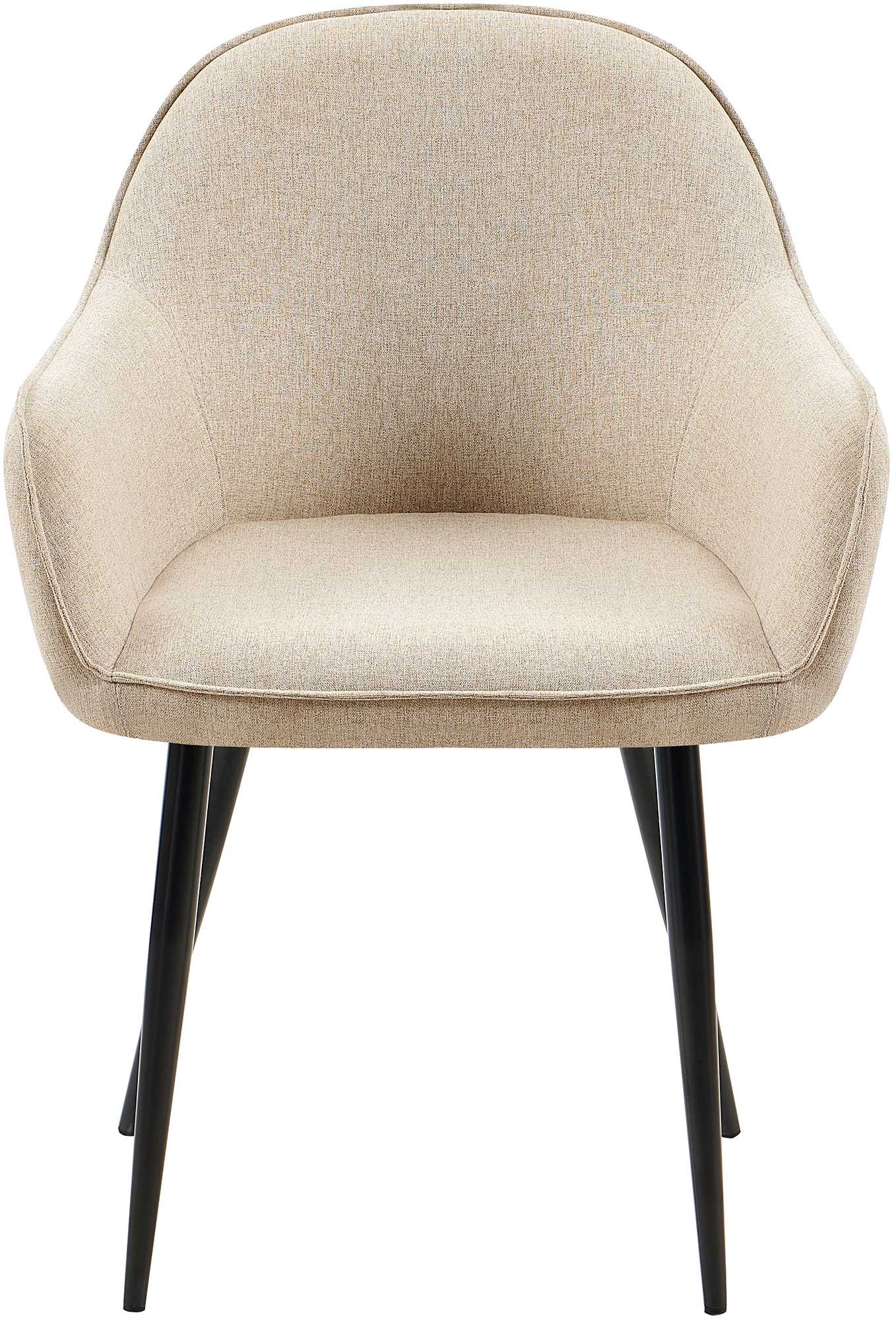Silla de comedor Boise tapizada en tela