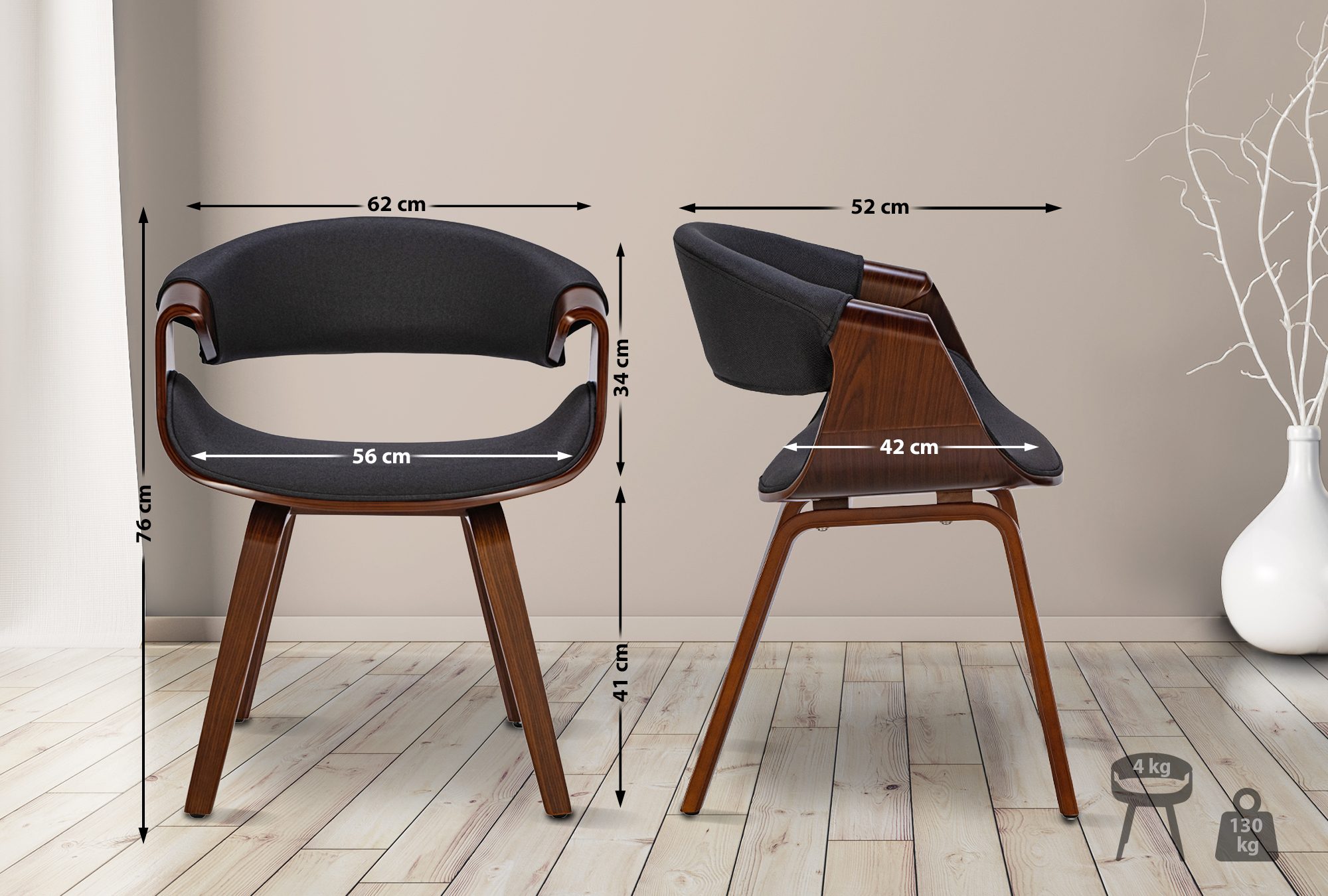 Silla de comedor Foley