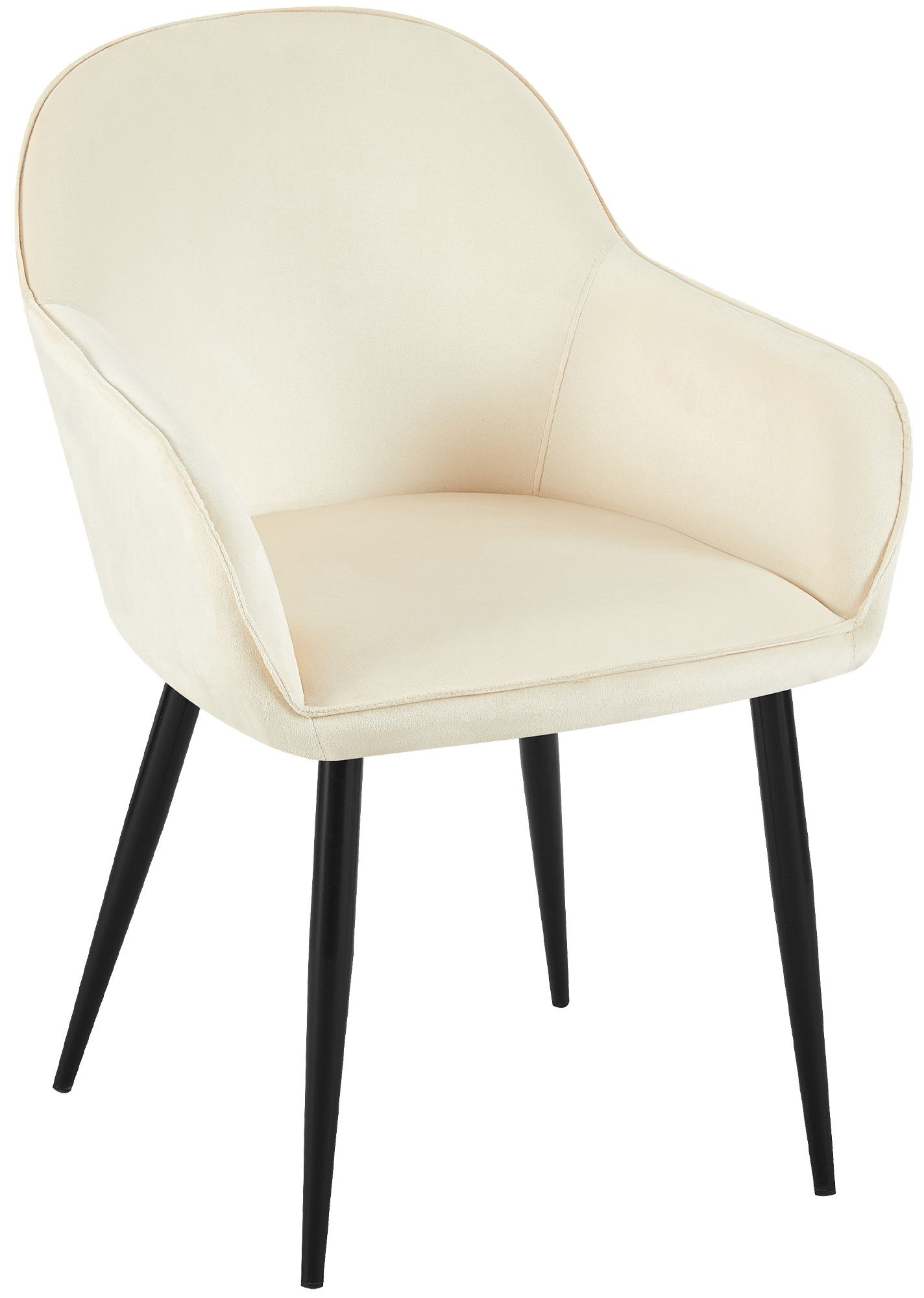Silla de comedor Boise en terciopelo
