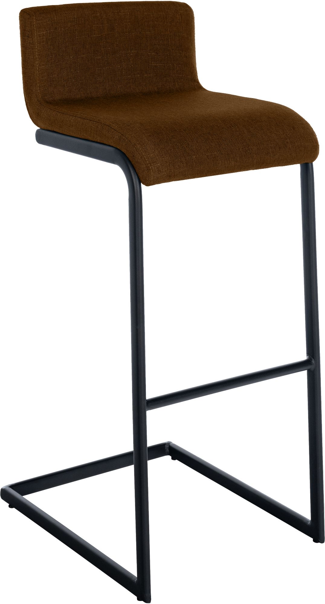 Set de 2 Taburetes de Bar Newport, Estructura de Metal Negro