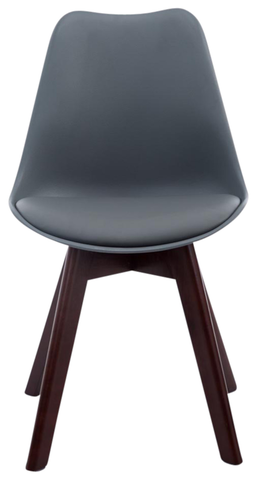 Set de 4 sillas de comedor Borneo en polipiel
