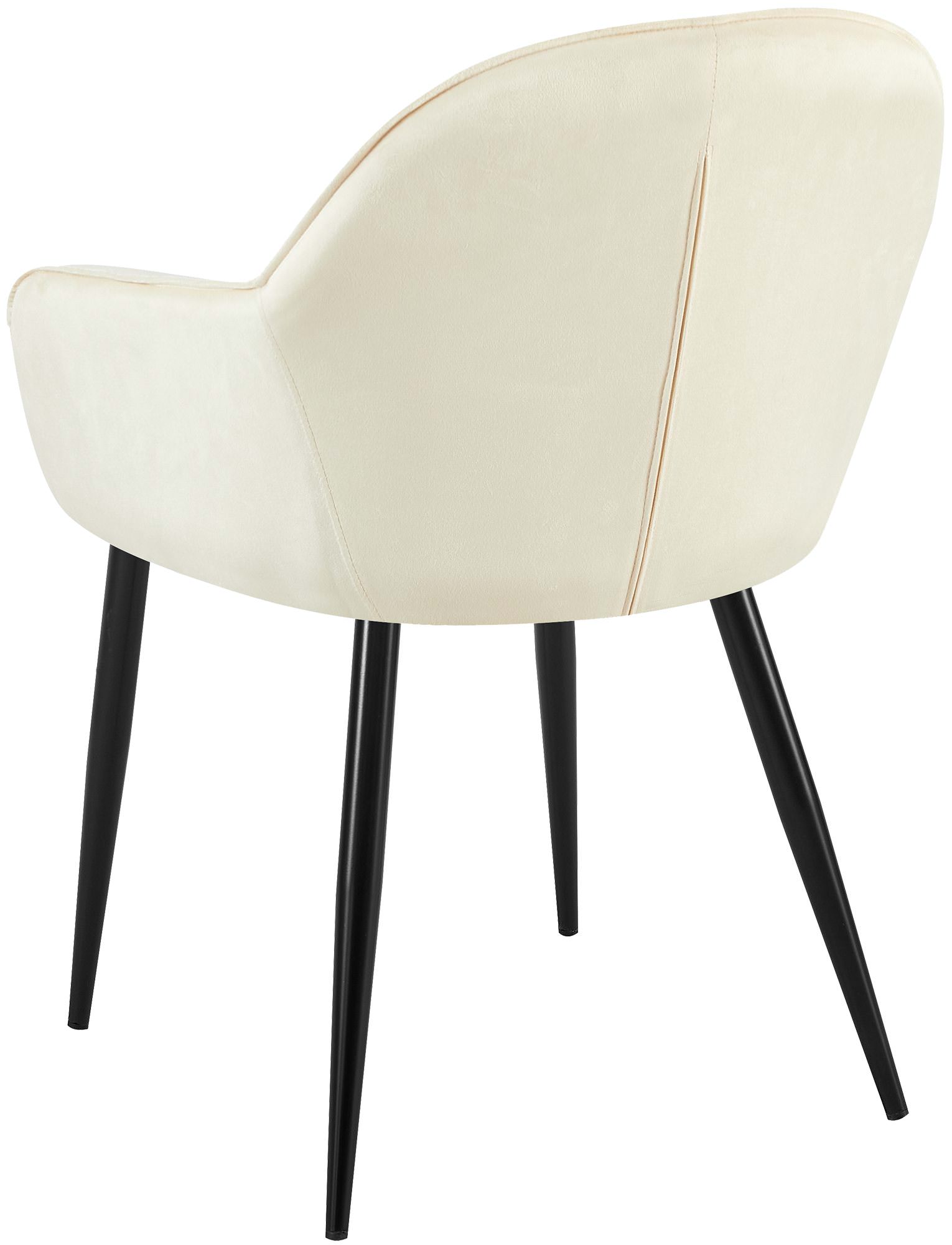 Set de 2 Sillas de comedor Boise en terciopelo
