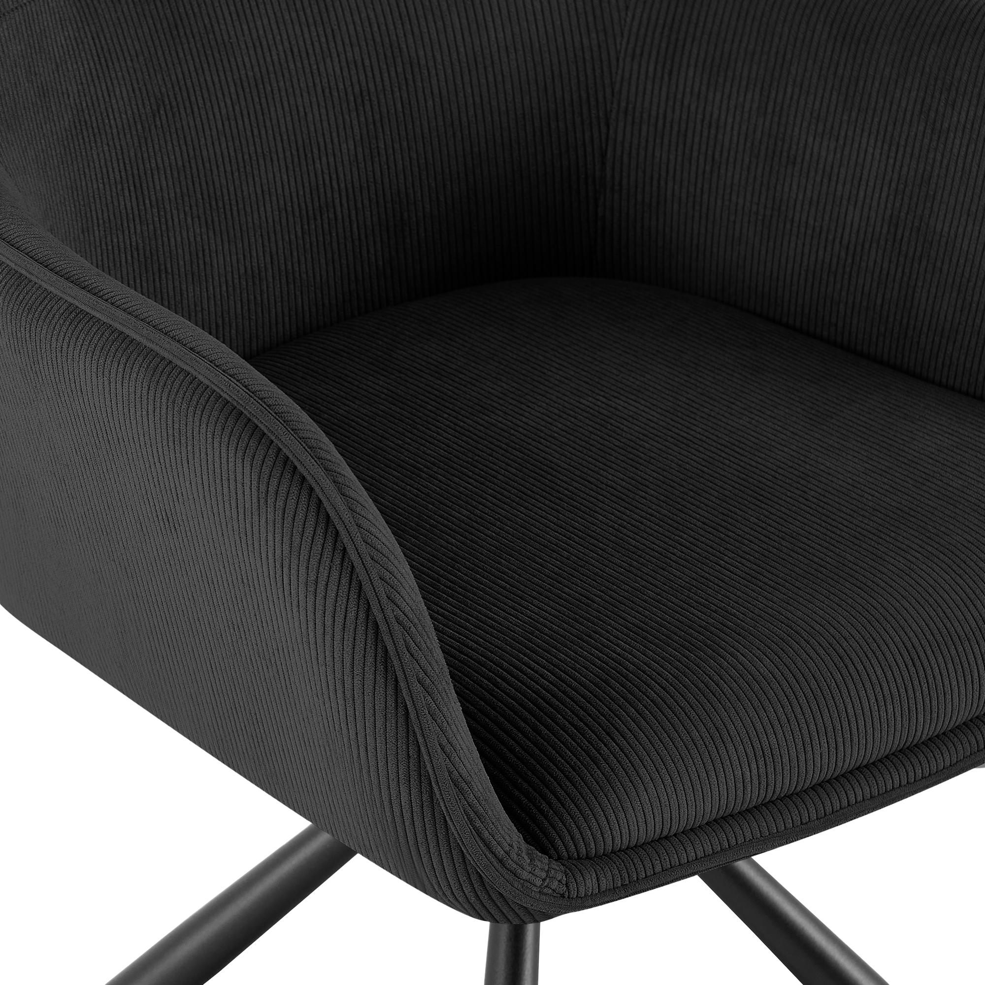 Silla de comedor Tipton de pana
