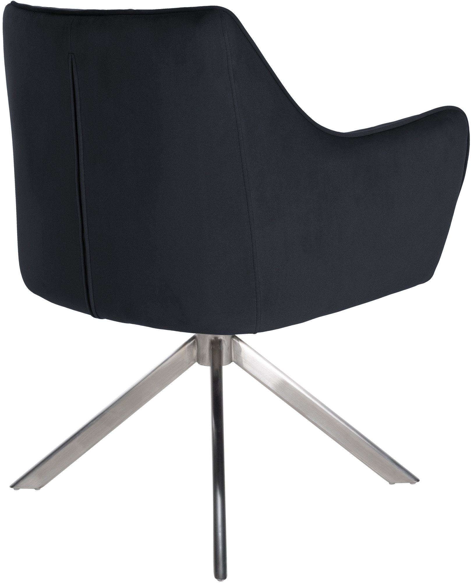 Silla de comedor Swing en terciopelo