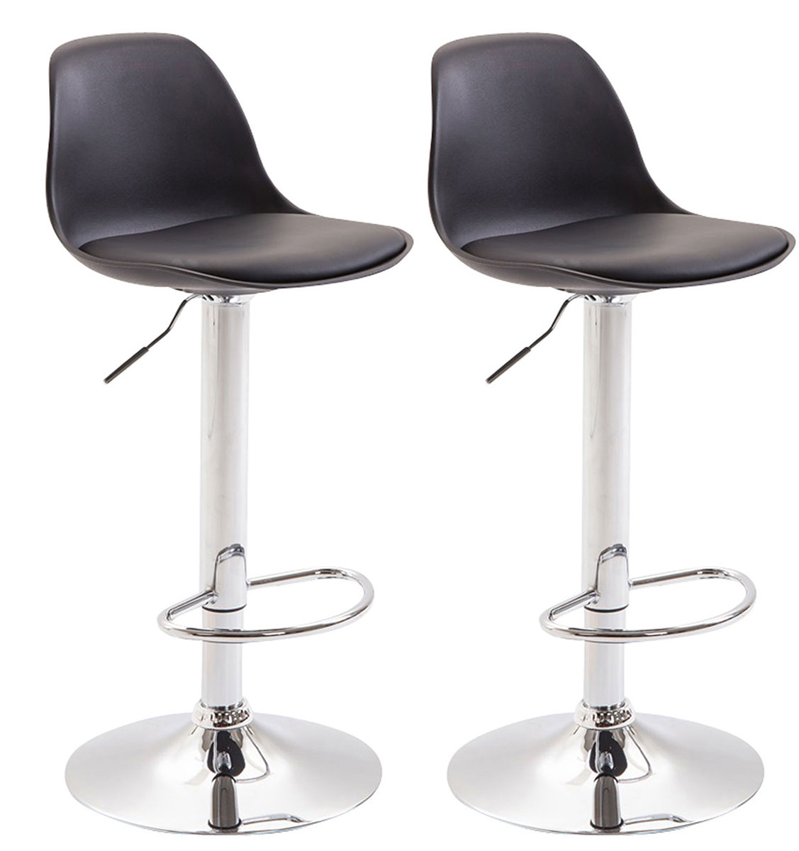 Set De 2 Taburetes Kiel En Polipropileno