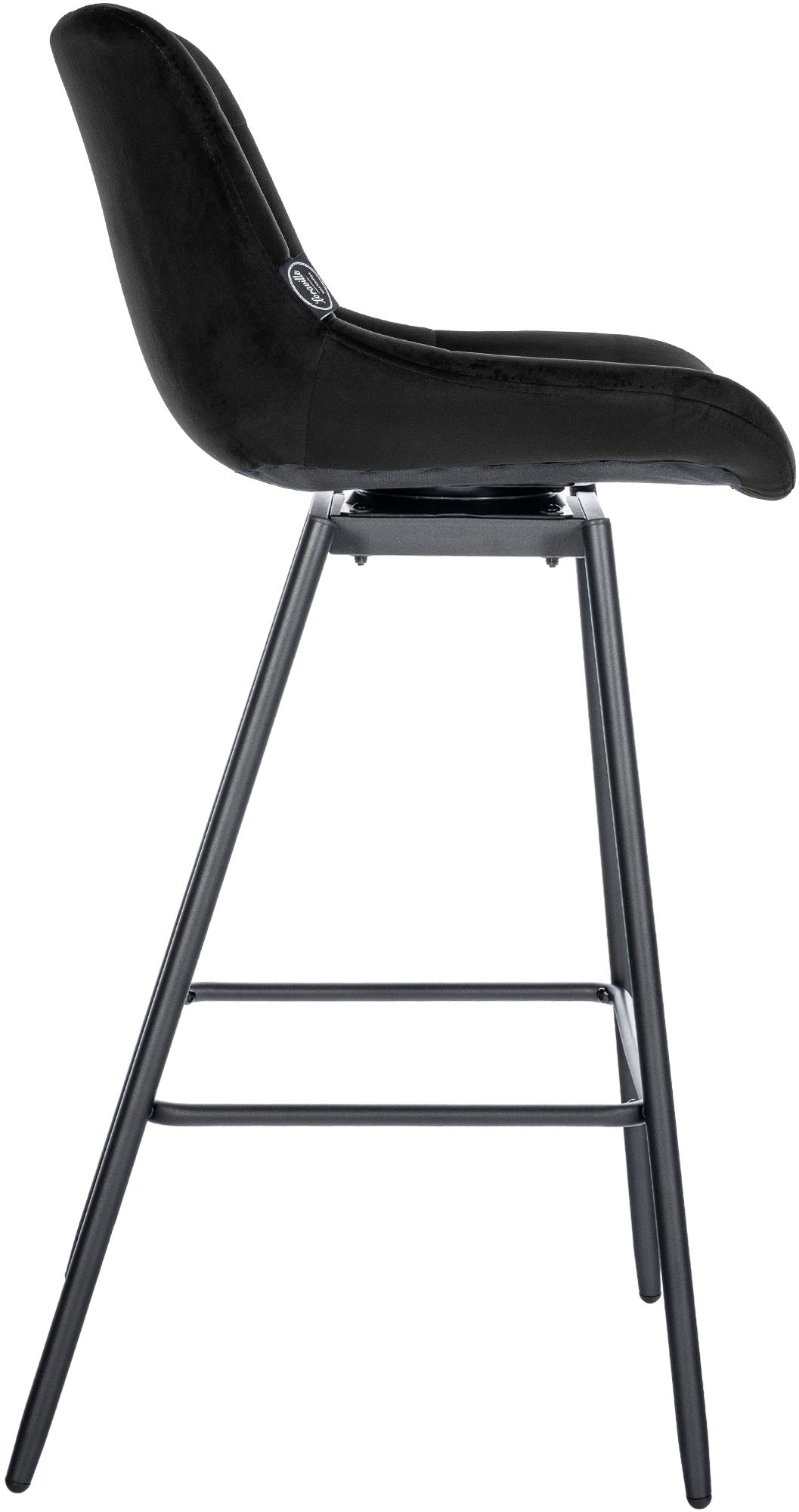 Juego de 4 taburetes de bar Weston giratorios