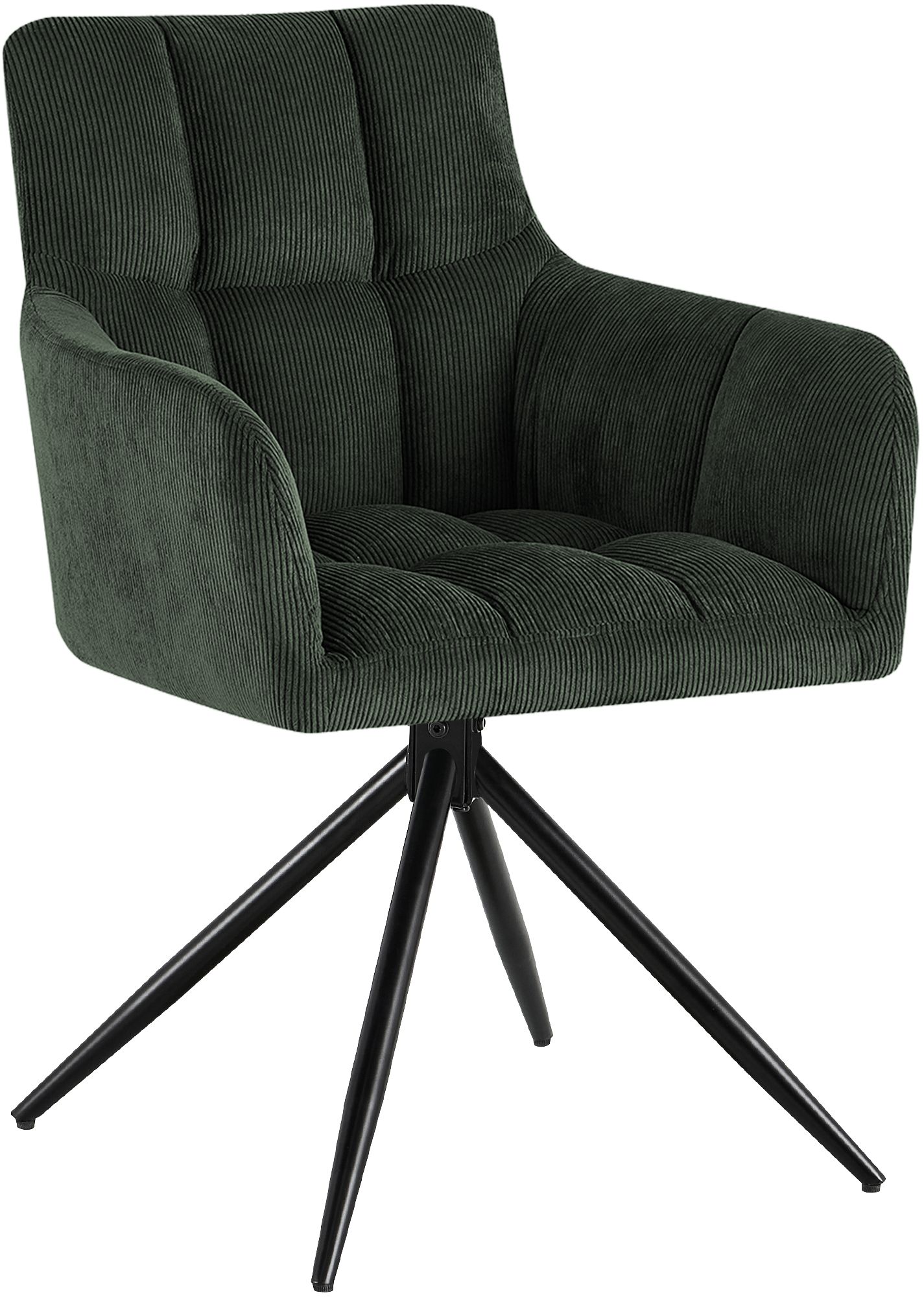 Silla de comedor Jonah de pana