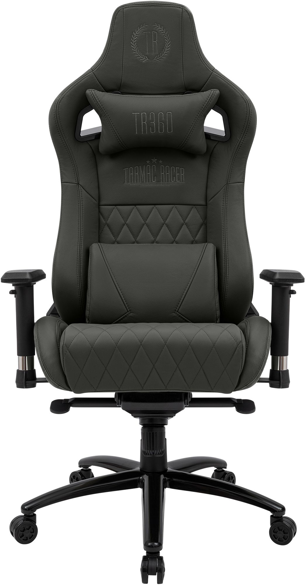 Silla de oficina Keren de cuero genuino