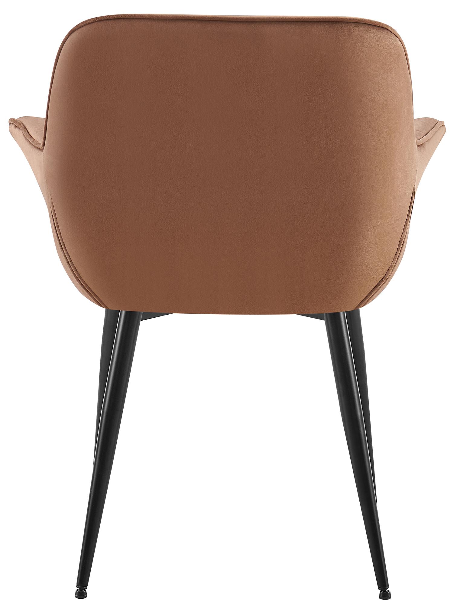Set de 2 sillas de comedor Rosevilla en terciopelo