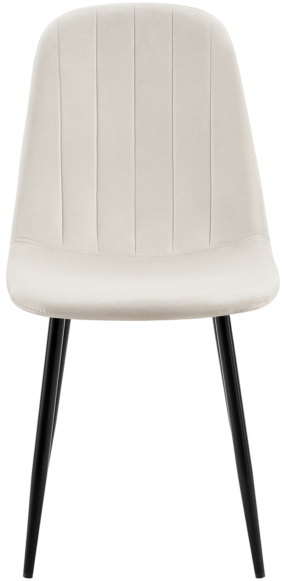 Juego de 4 sillas de comedor Baxter de terciopelo