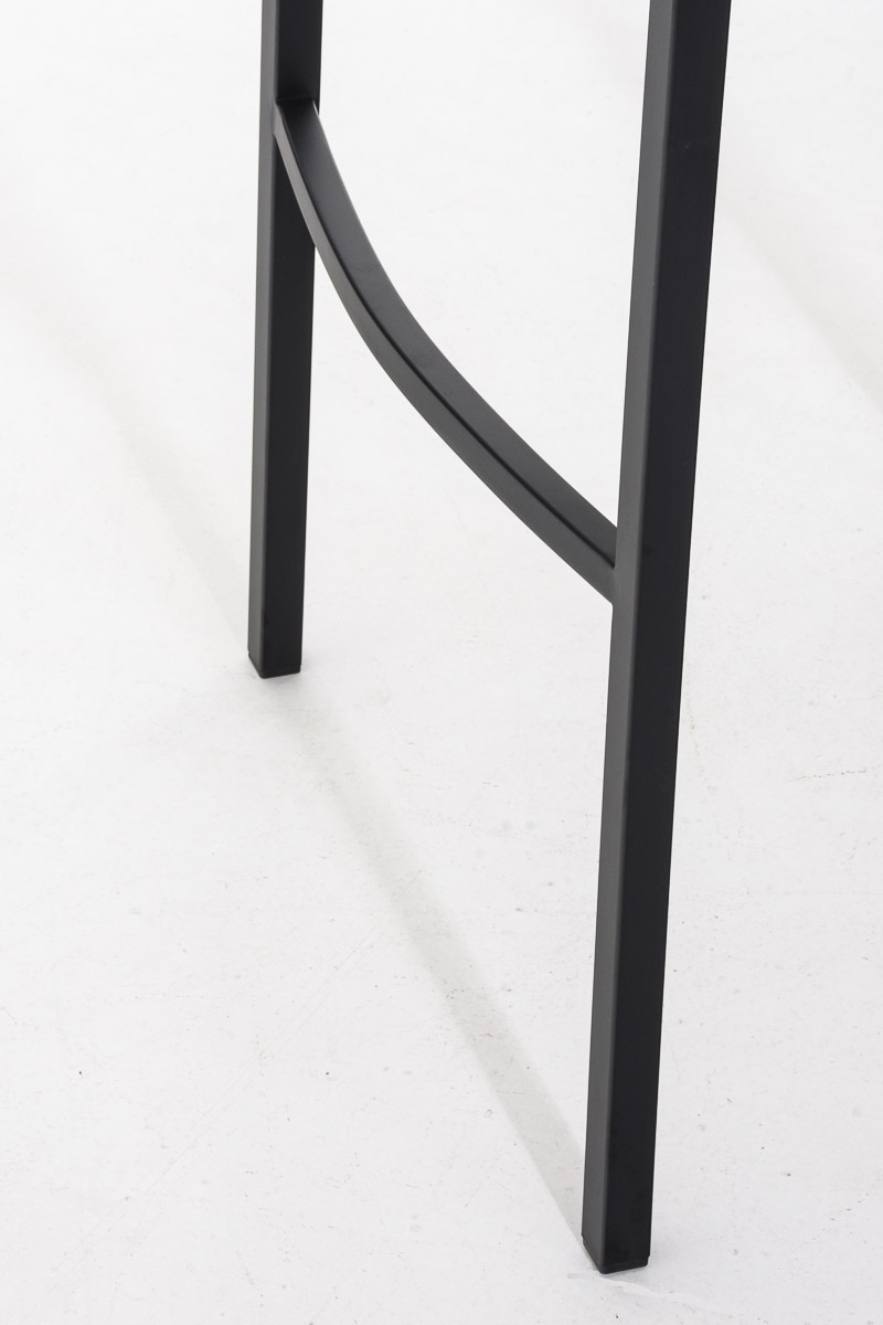 Taburete de bar Damaso cuero sintético con base de cuatro patas