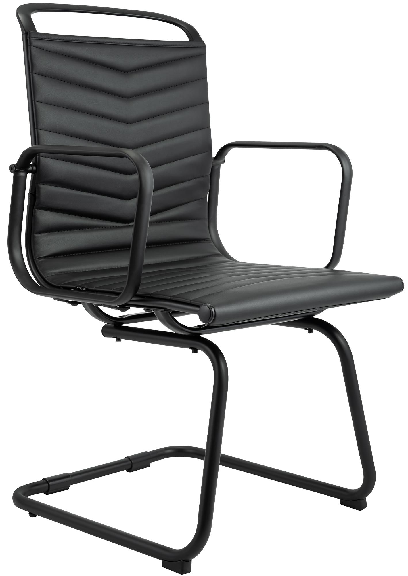 Silla Cantilever Tomkin de cuero sintético