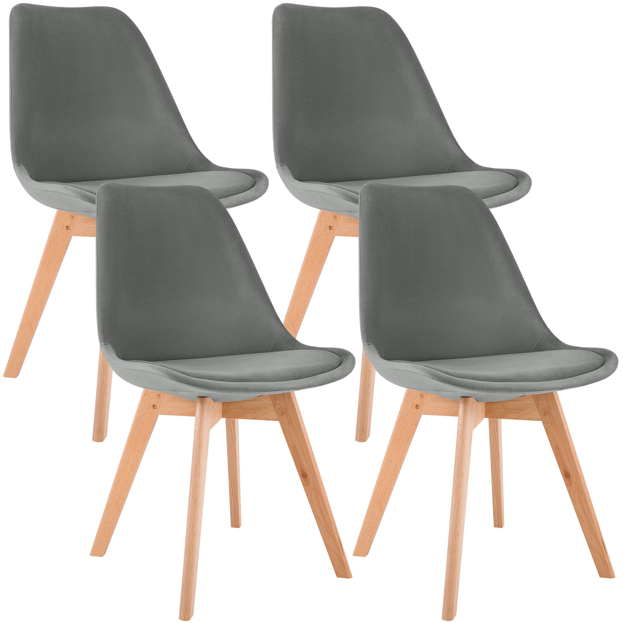 Juego de 4 sillas de comedor Linares