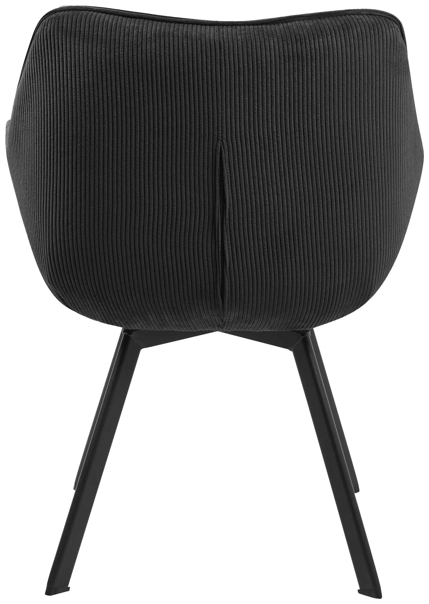 Silla de comedor Jordi con tapizado de pana