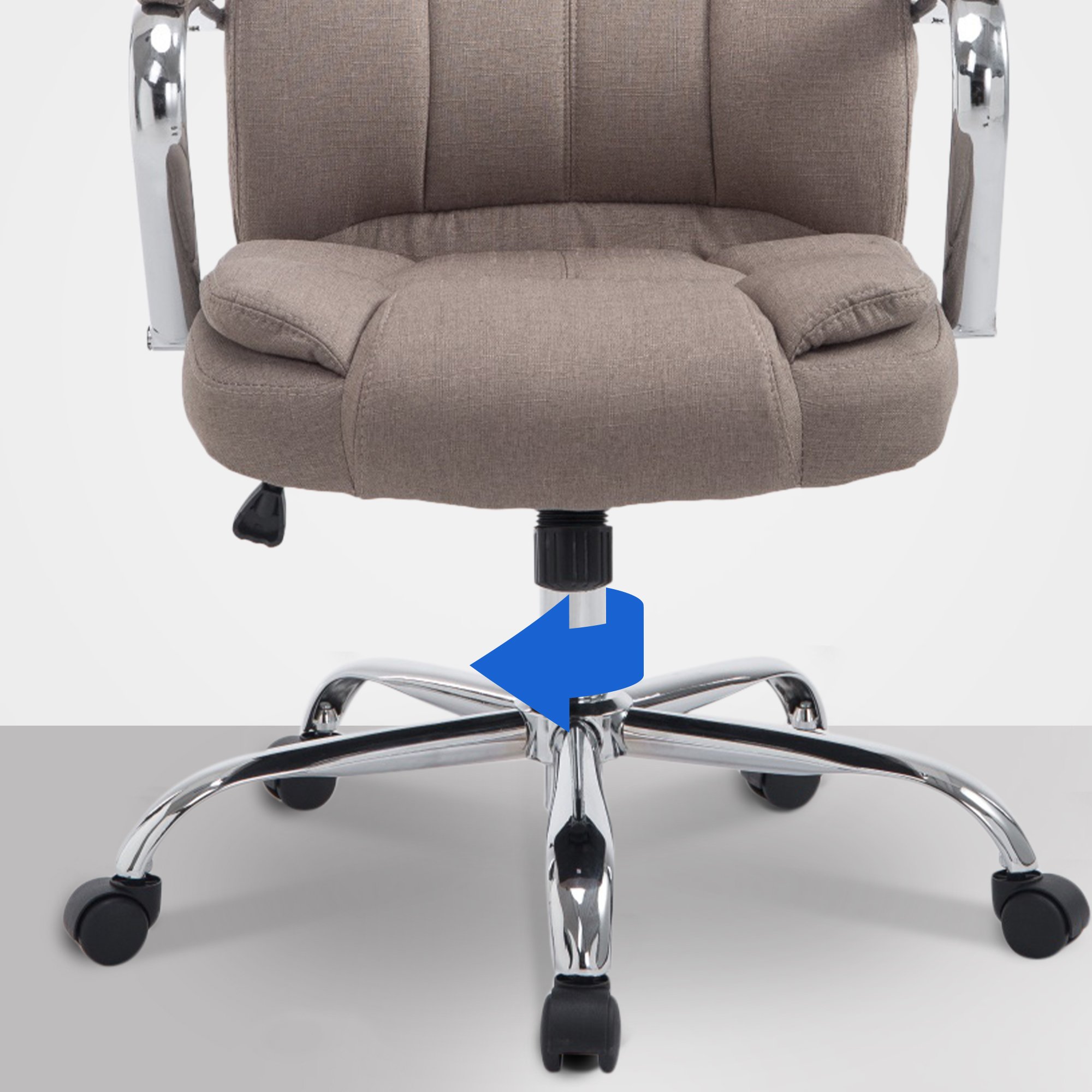 Silla De Oficina XXL Xanthos En Tela