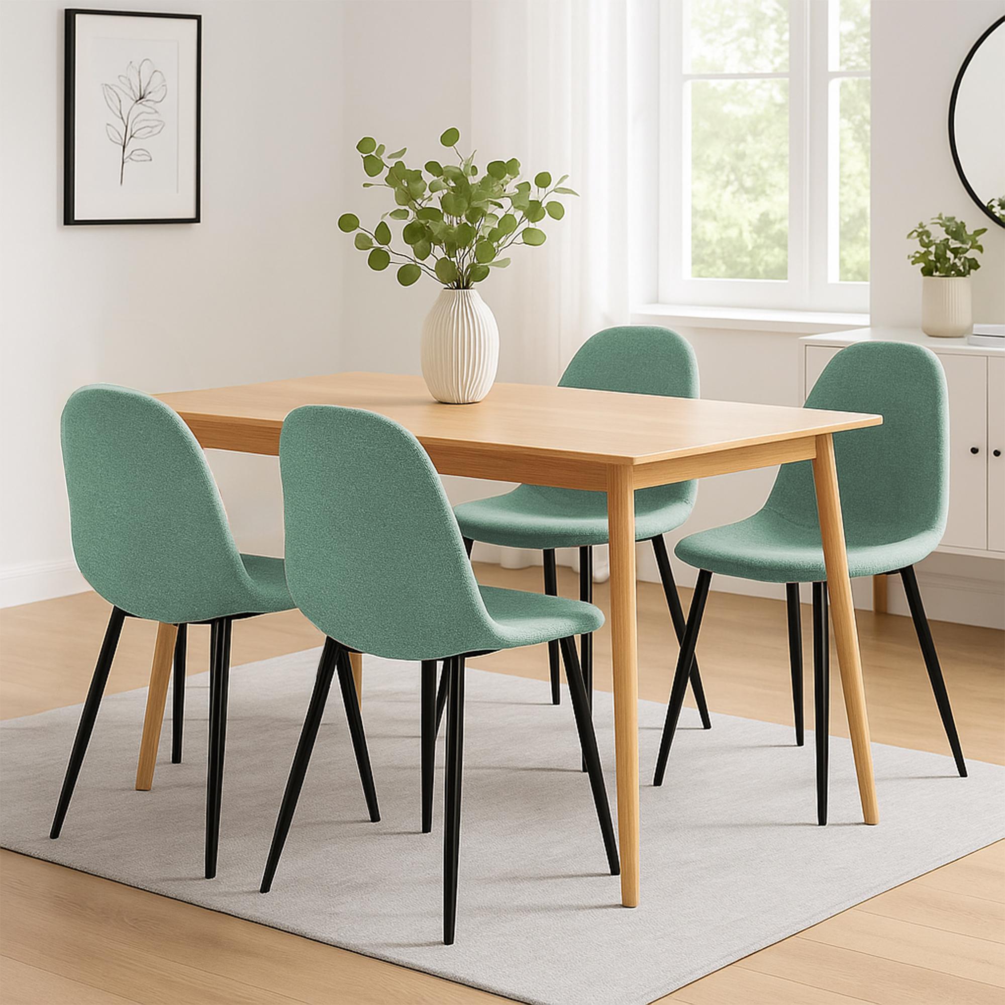 Conjunto de 4 sillas de comedor Napier