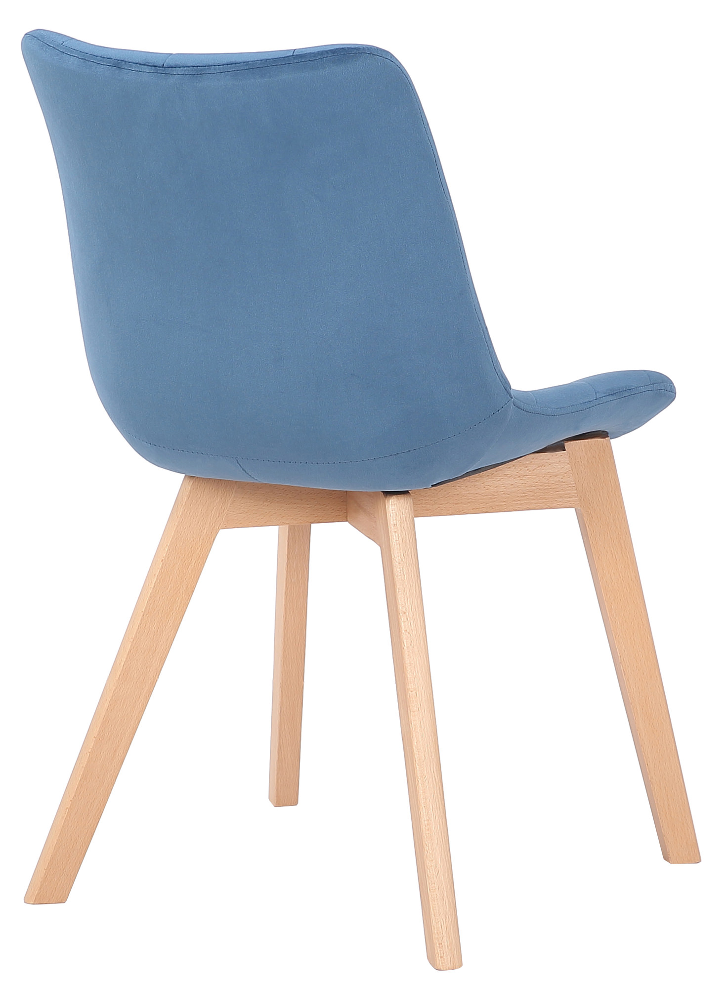 Silla de comedor Passaic en terciopelo