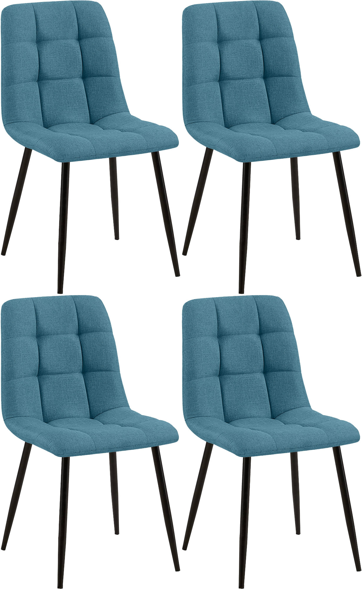 Lote de 4 sillas de comedor Tilde