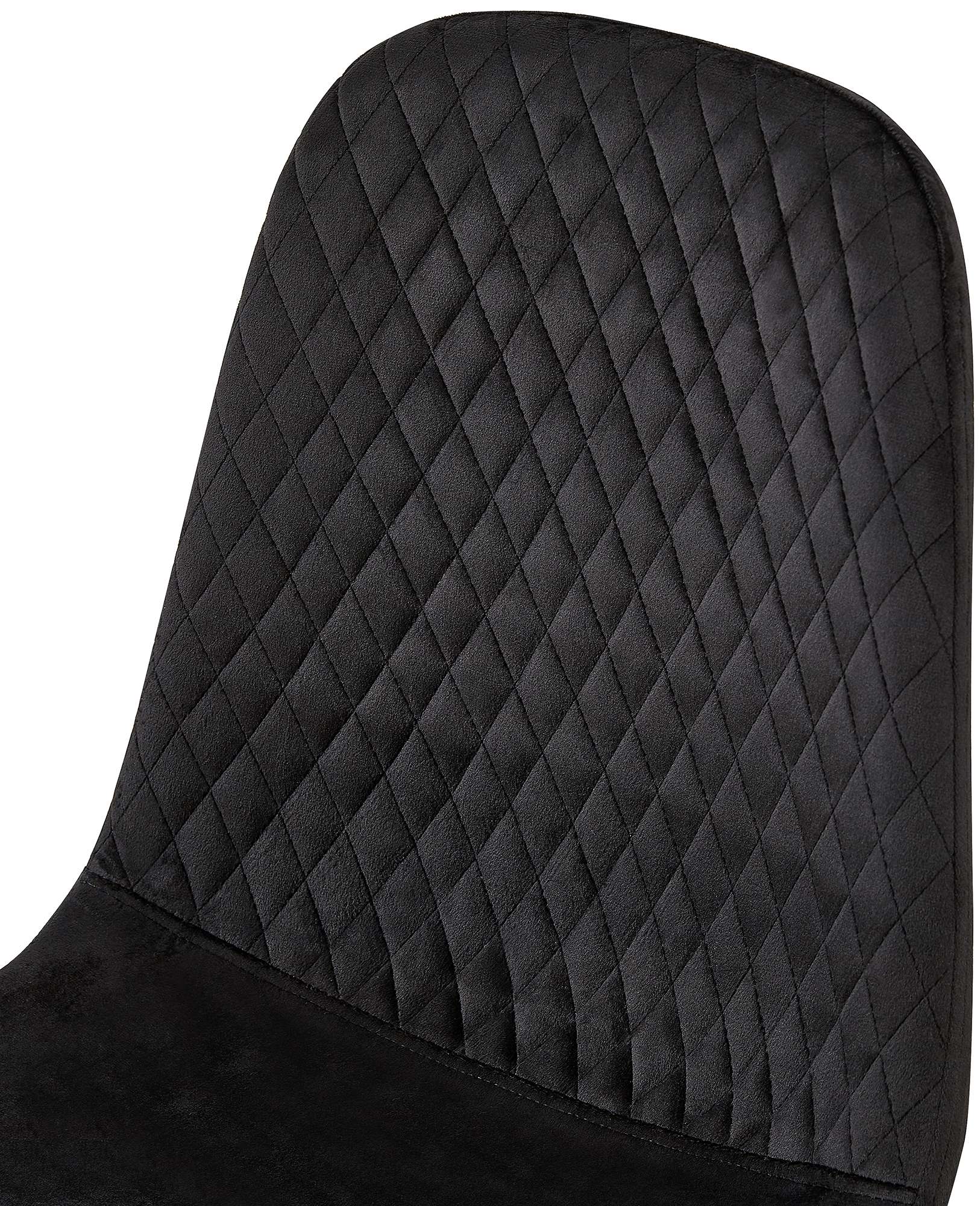 Set de 4 sillas de comedor Giverny en tela o terciopelo