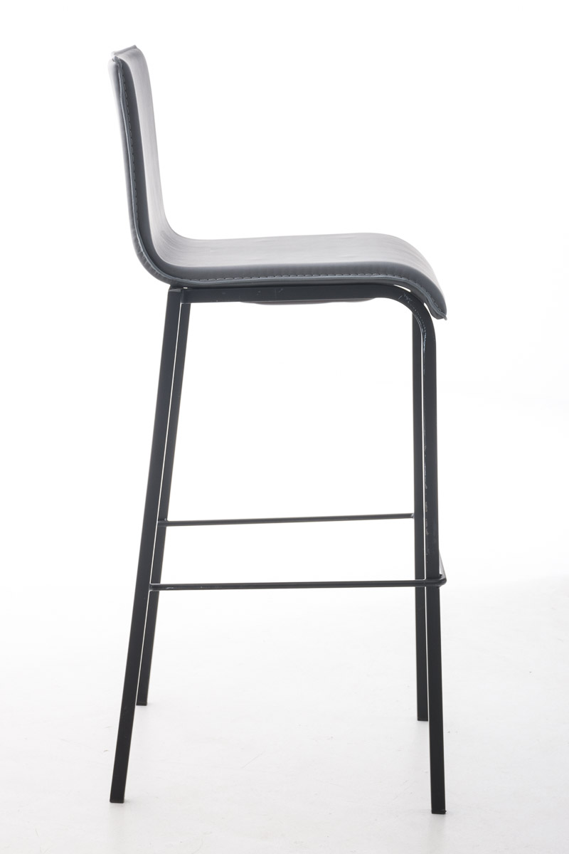 Taburete Avola con Base de Metal Negro