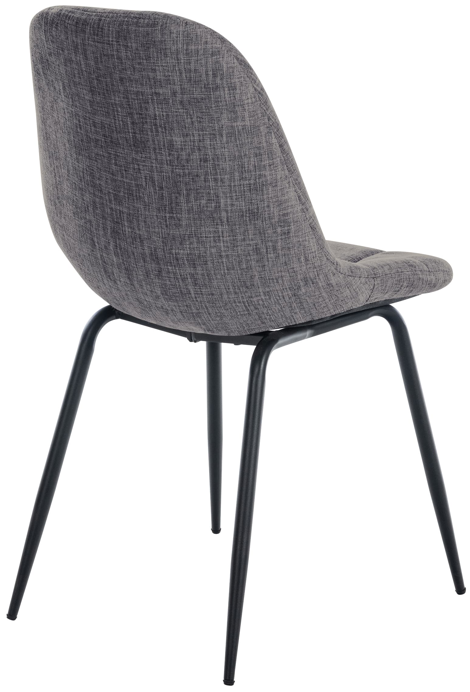 Silla de comedor Tom en tela o polipiel