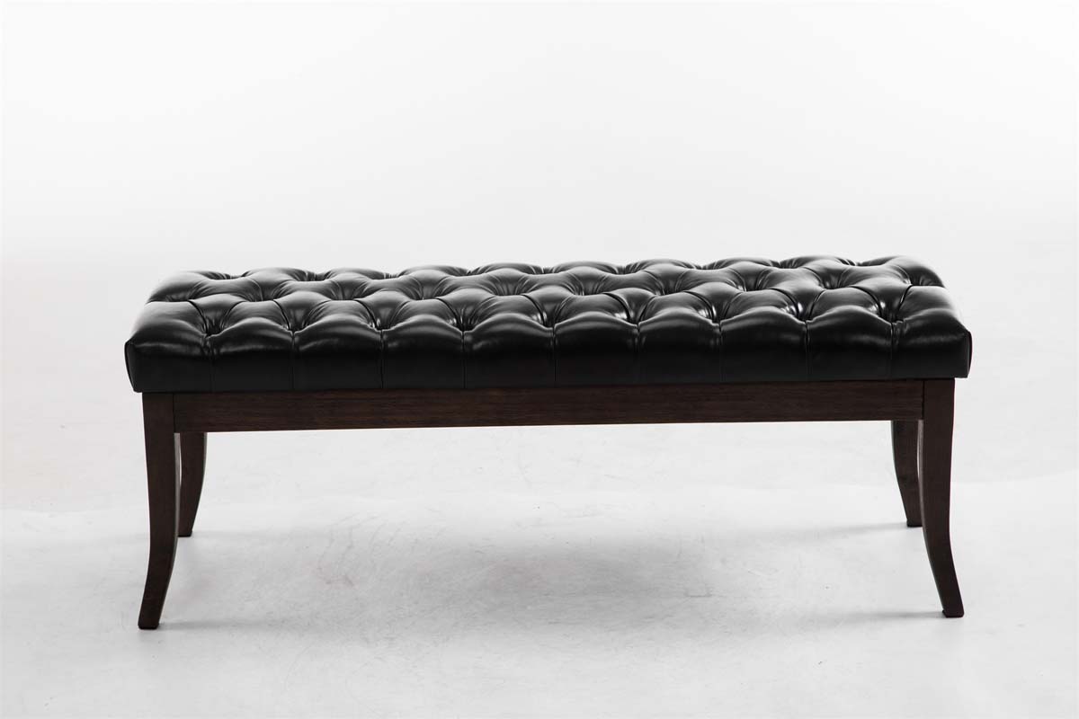 Taburete Recibidor Ramses En Madera Oscura