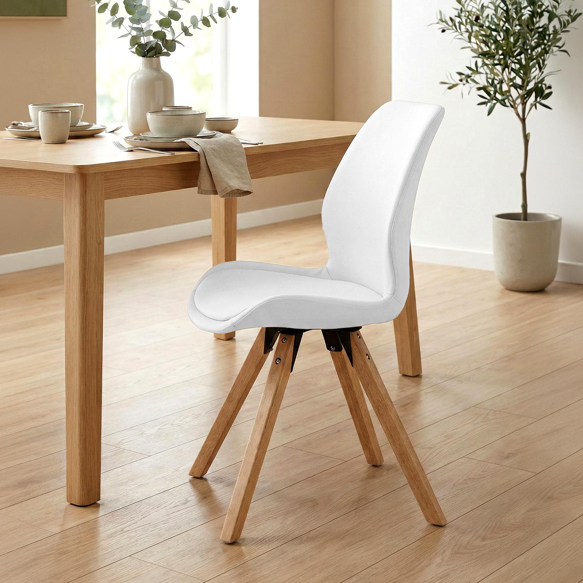 Juego de 2 Sillas de Comedor Luna