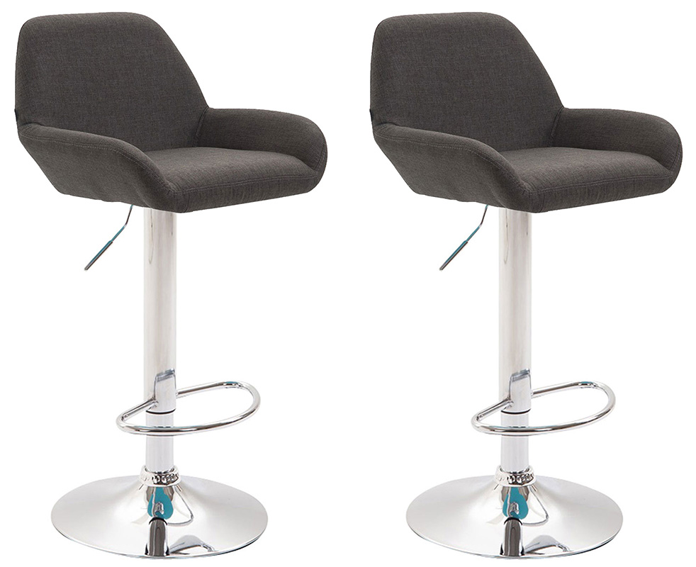 Set De 2 Taburetes Braga En Tela