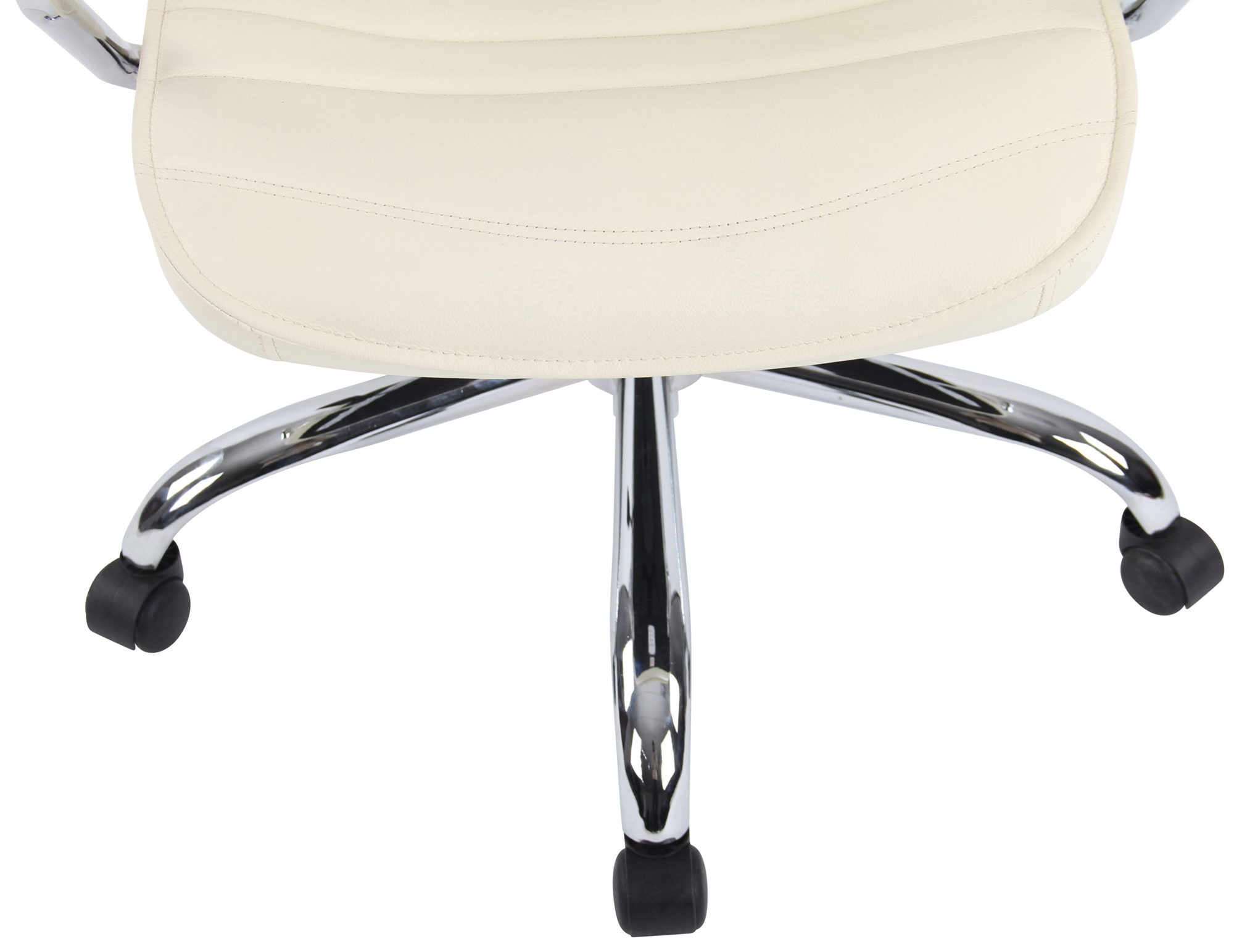 Silla de oficina Rako de cuero auténtico