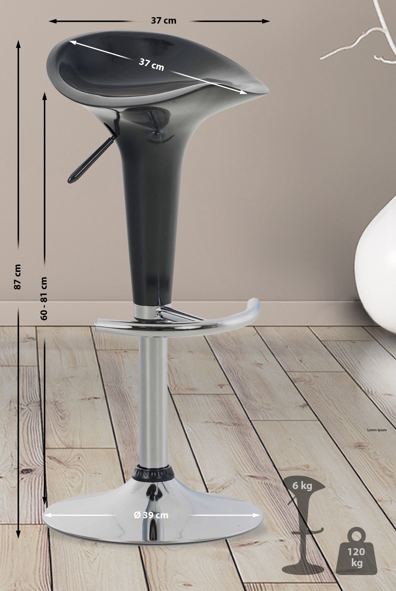 Taburete Saddle