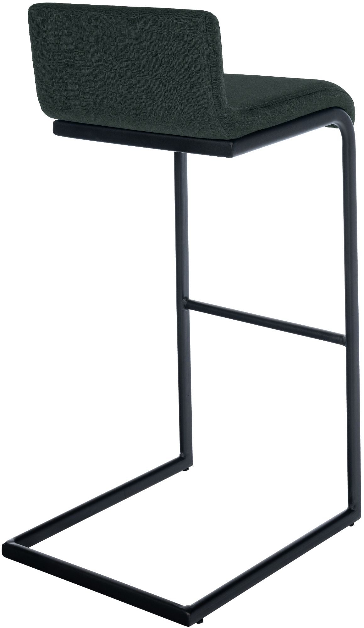 Set de 2 Taburetes de Bar Newport, Estructura de Metal Negro