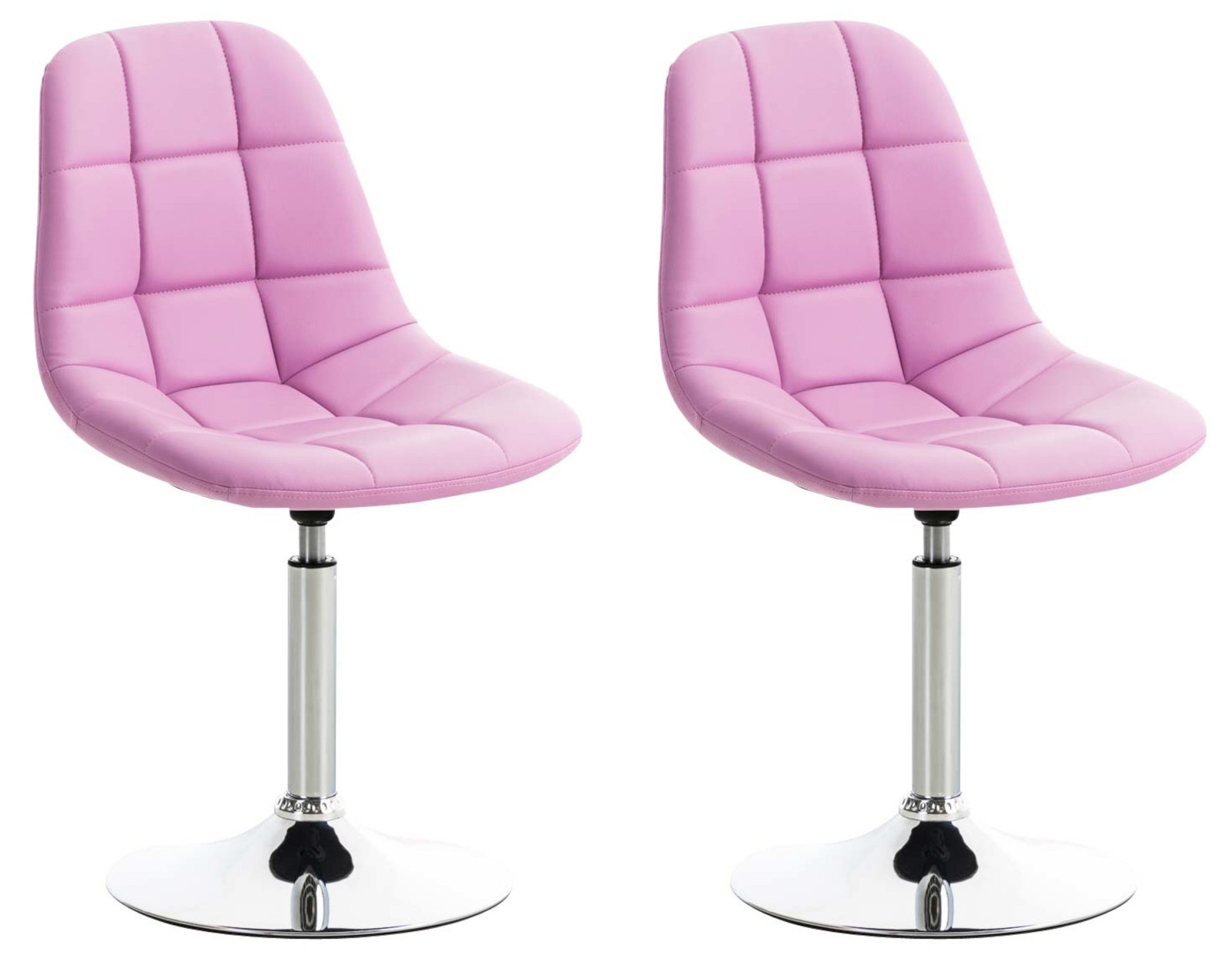 Set de 2 sillas Lounge Emil en polipiel