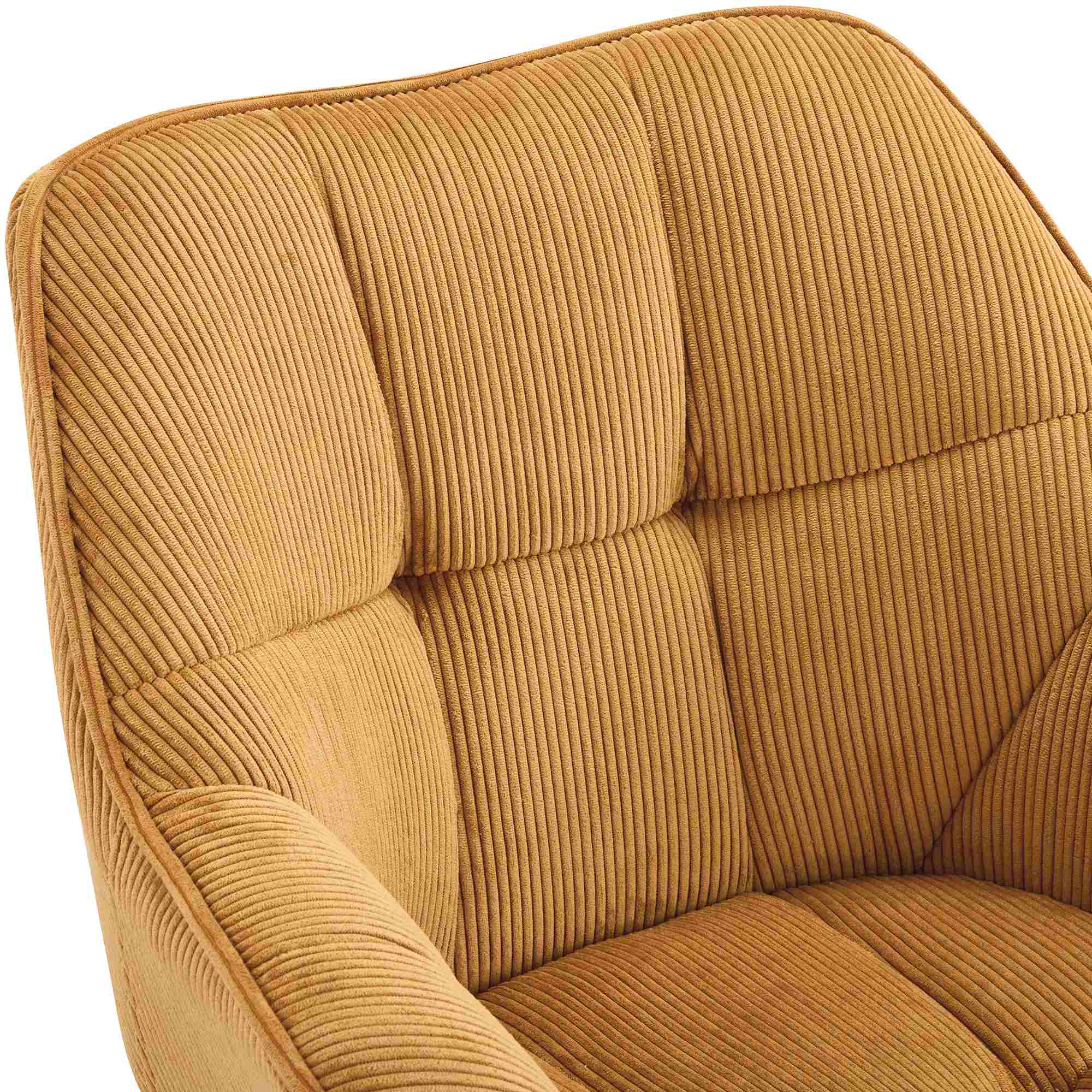 Silla de comedor Jordi con tapizado de pana