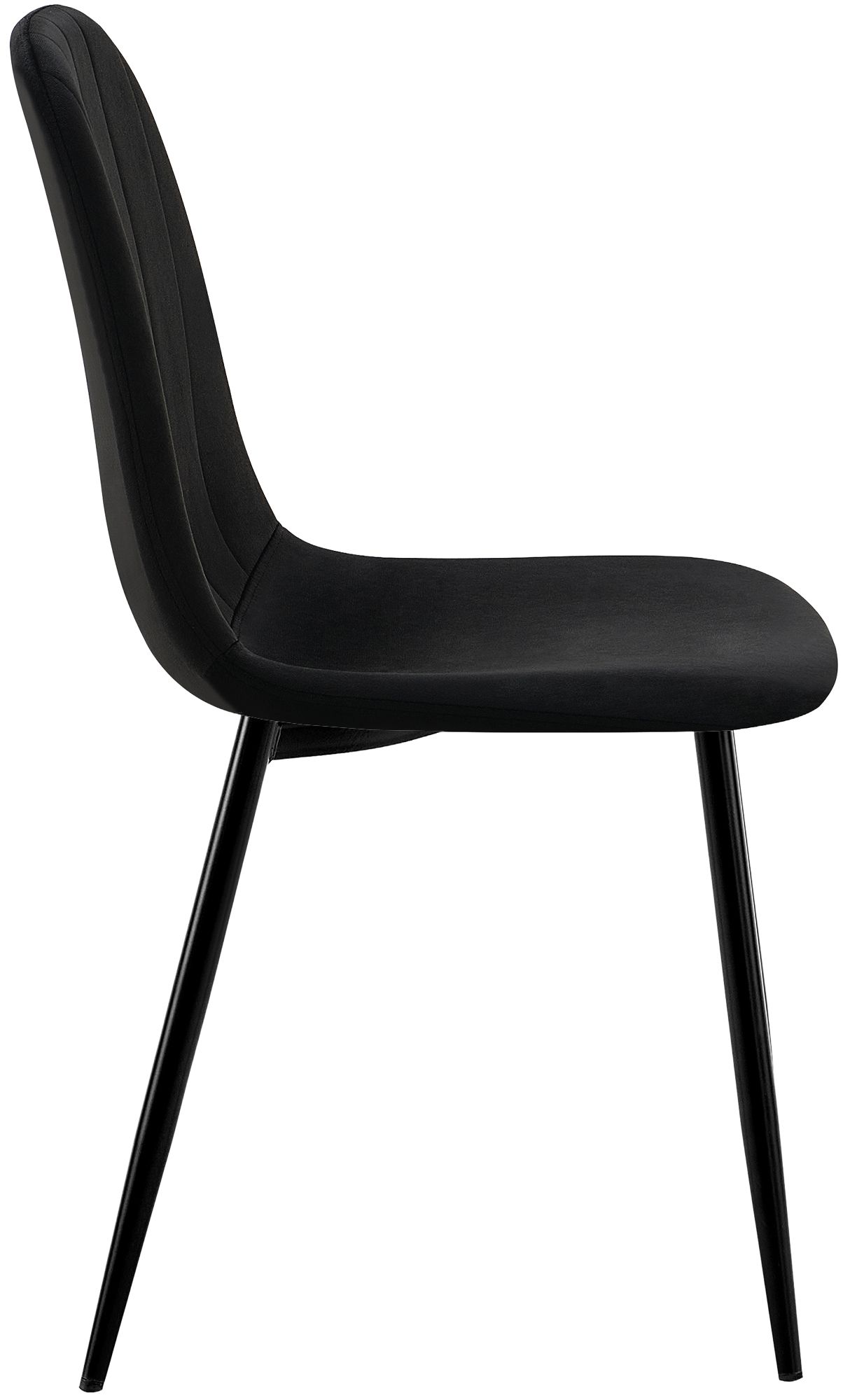 Silla de comedor Baxter de terciopelo