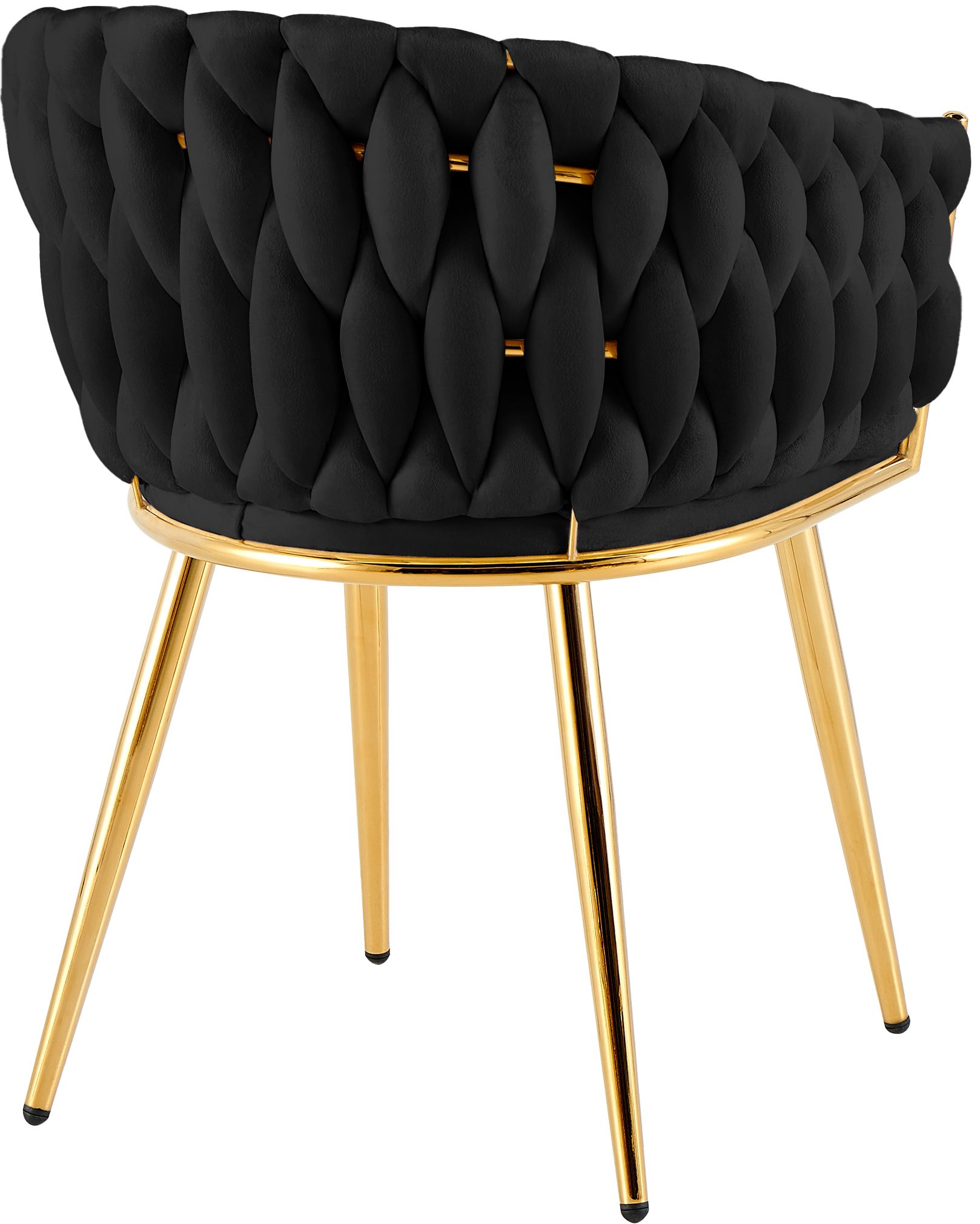 Silla de comedor Molise terciopelo dorado elegante y cómoda para tu hogar