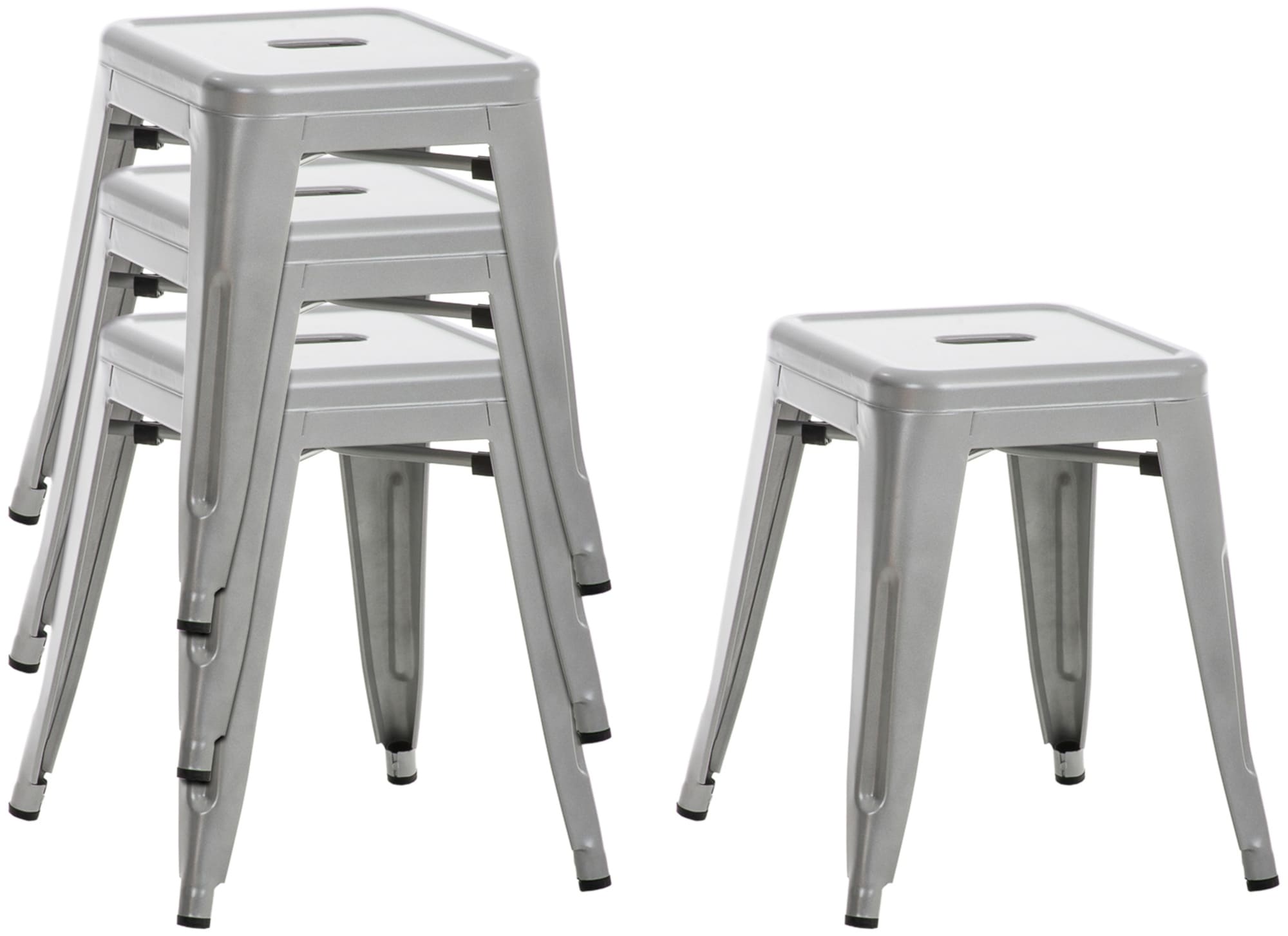 Set De 4 Taburetes Bajos Armin
