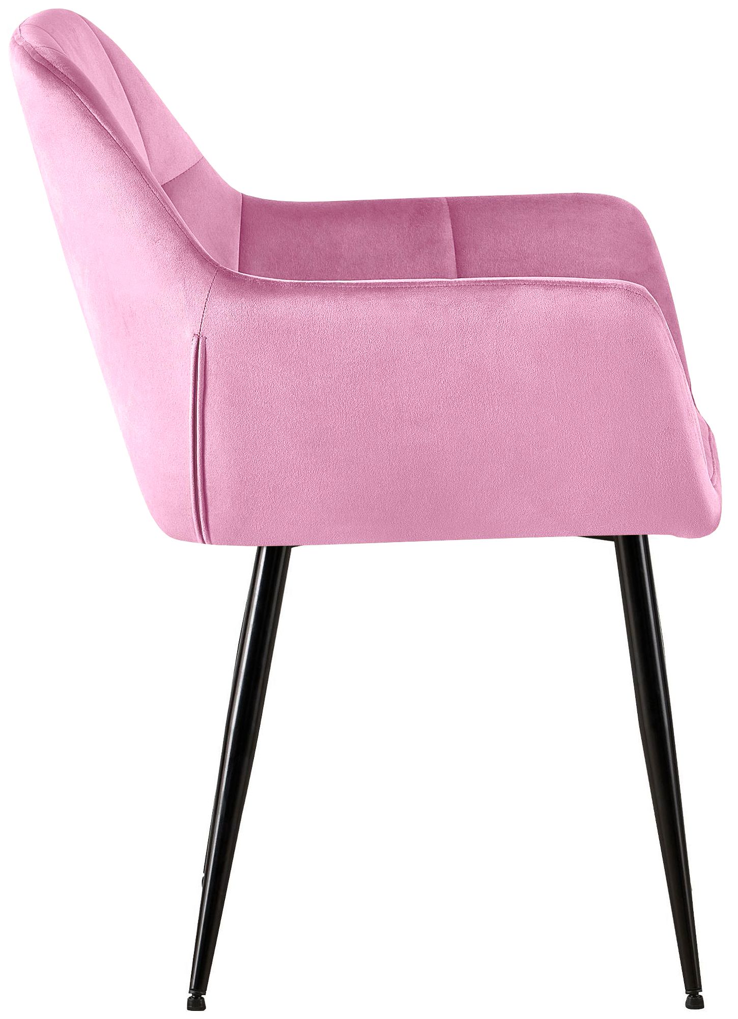 Silla de salón Emia en terciopelo