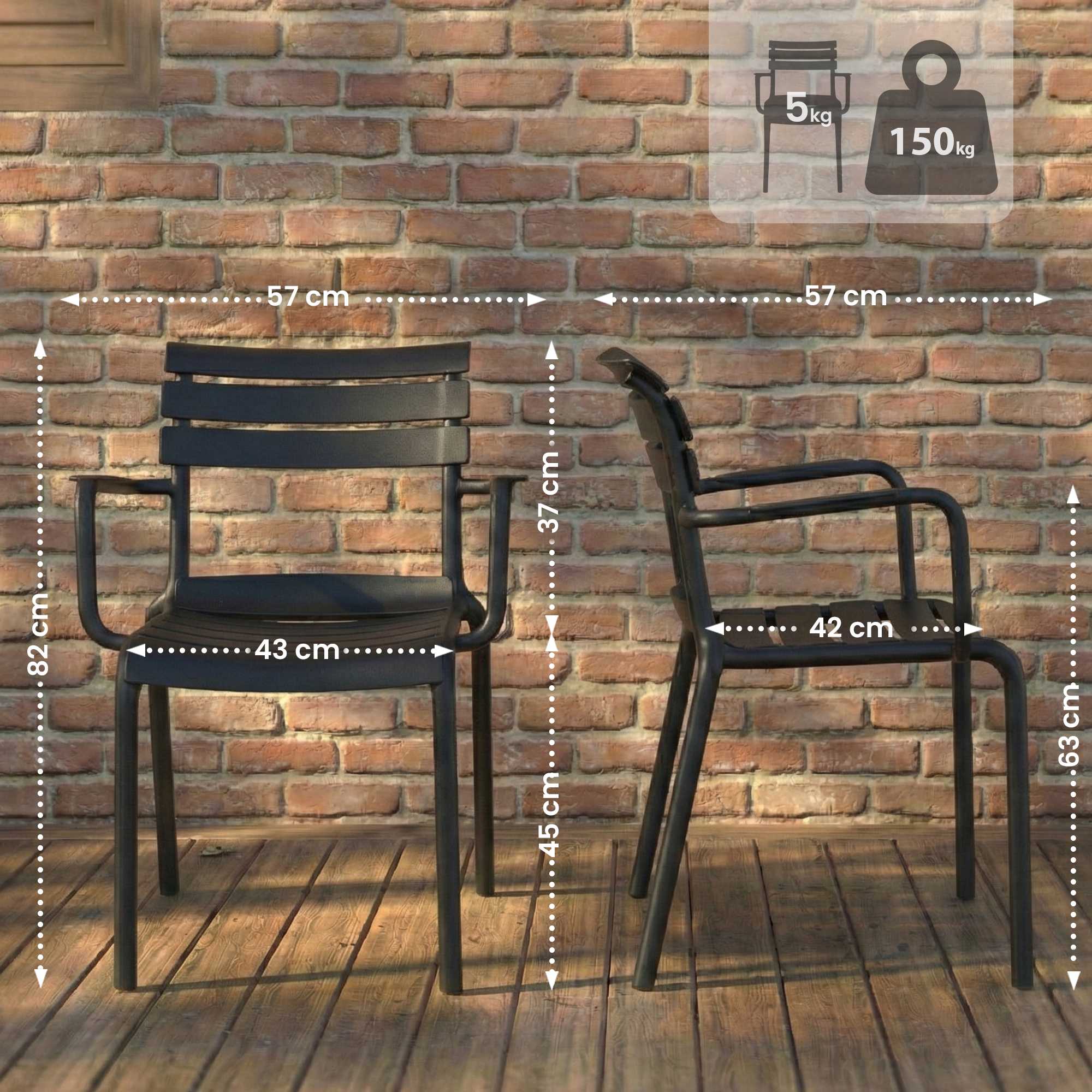 Silla de jardin Joliya