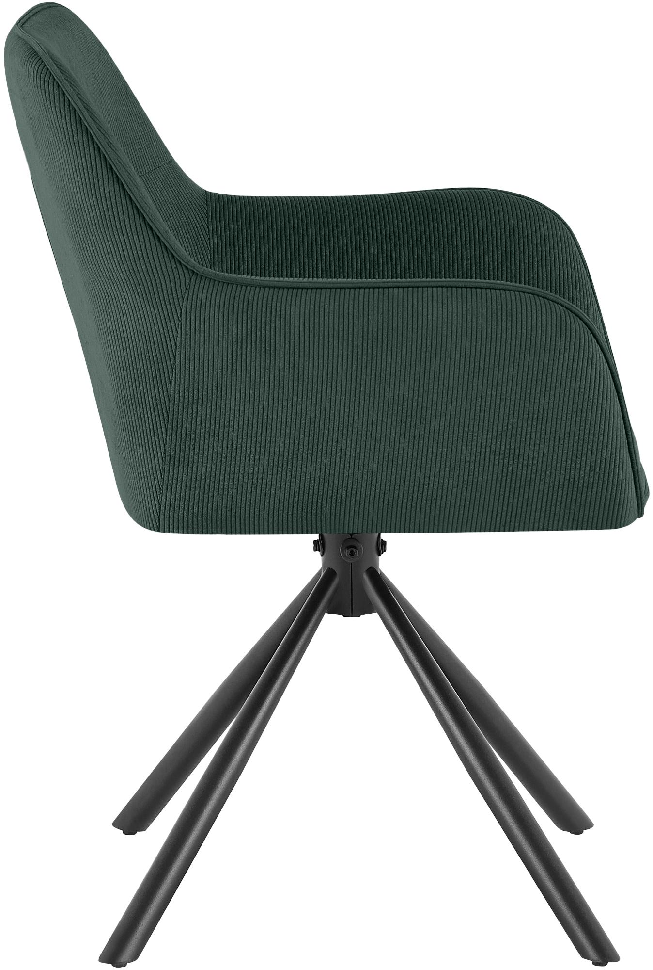 Silla de comedor Tipton de pana