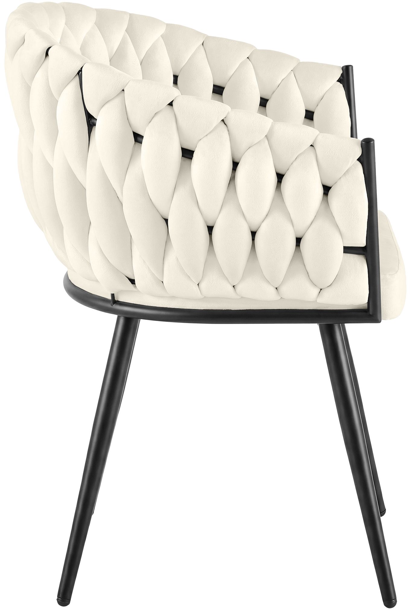 Silla de comedor Molise de terciopelo elegante y cómoda para tu hogar