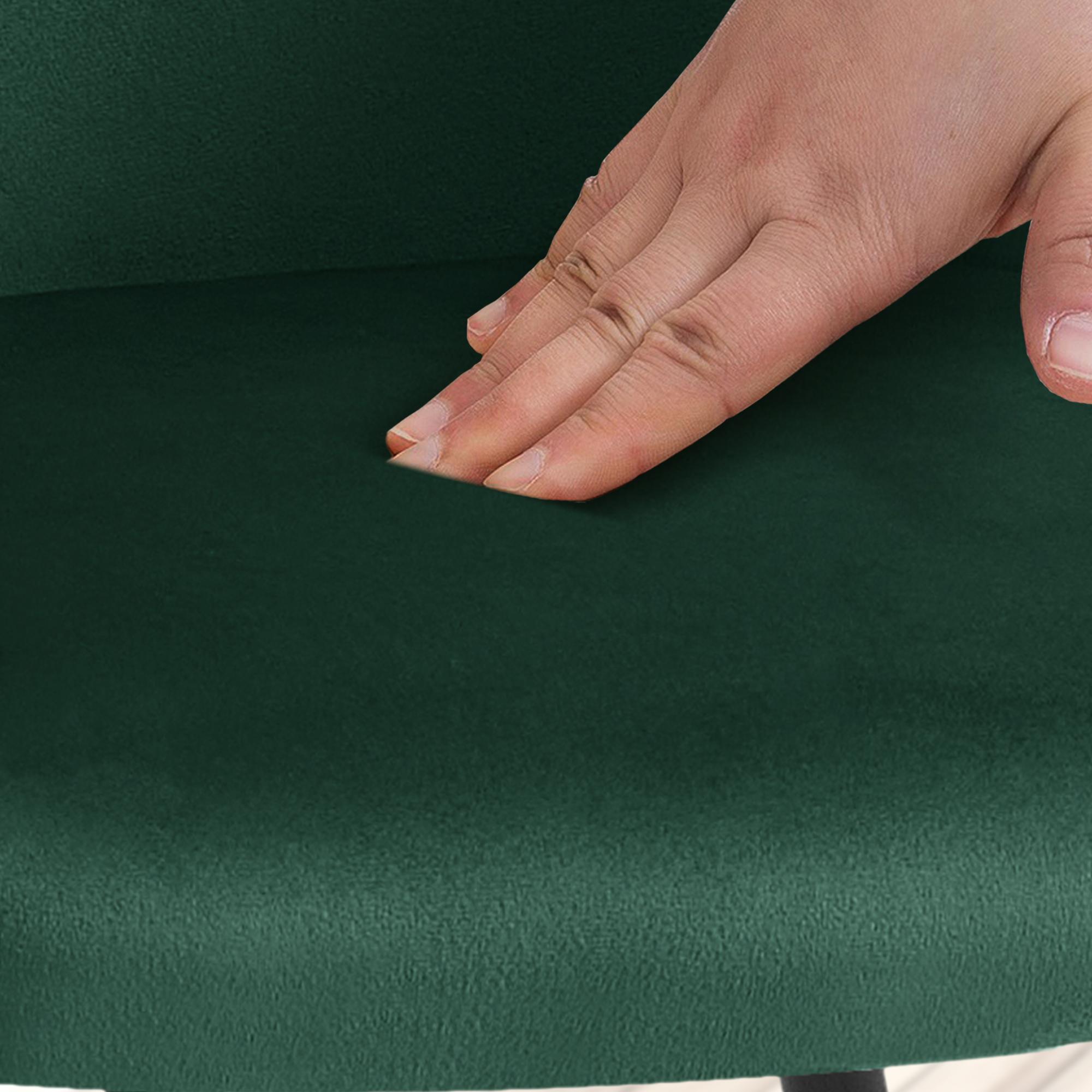Silla de comedor de terciopelo Jaysie