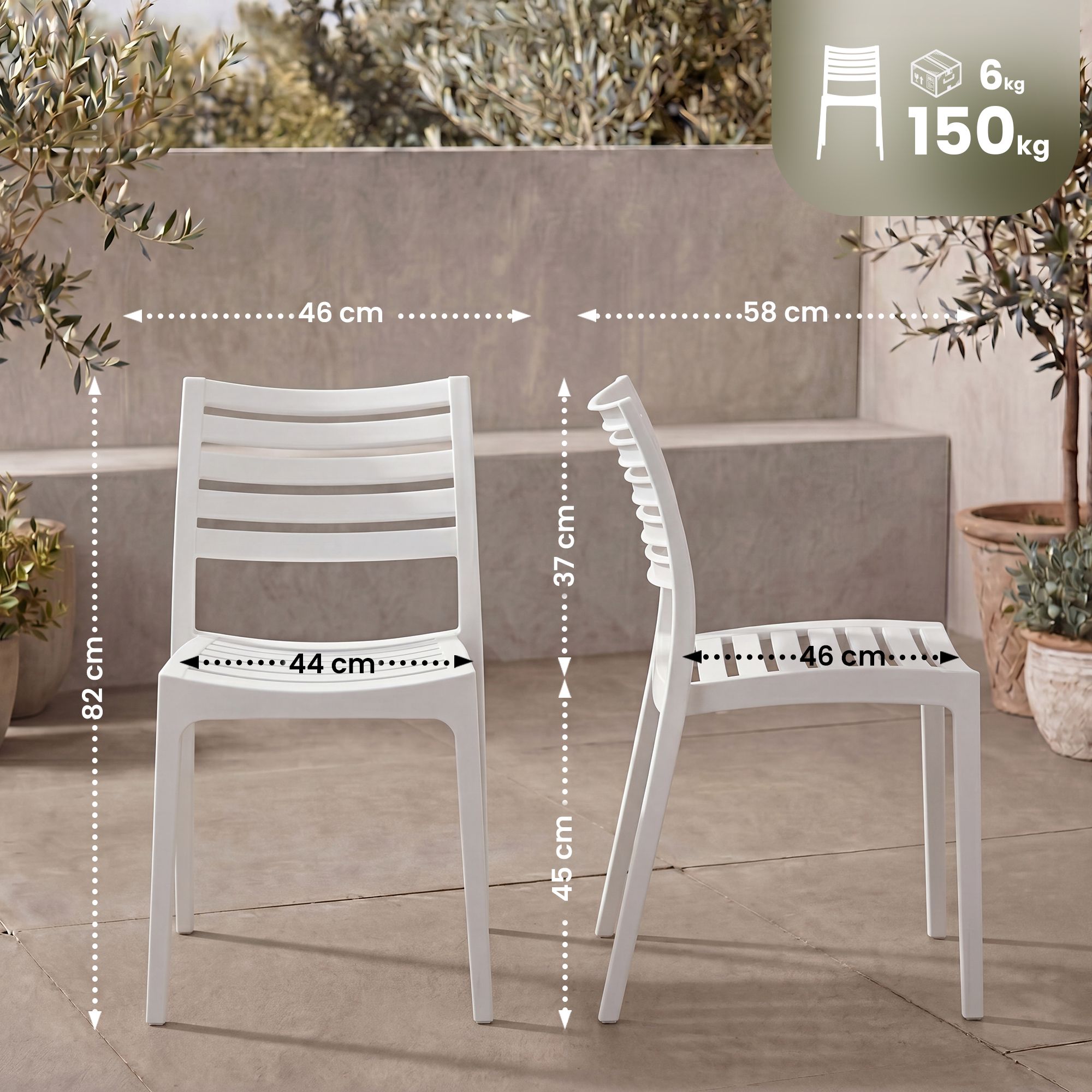 Silla de jardín Arkon