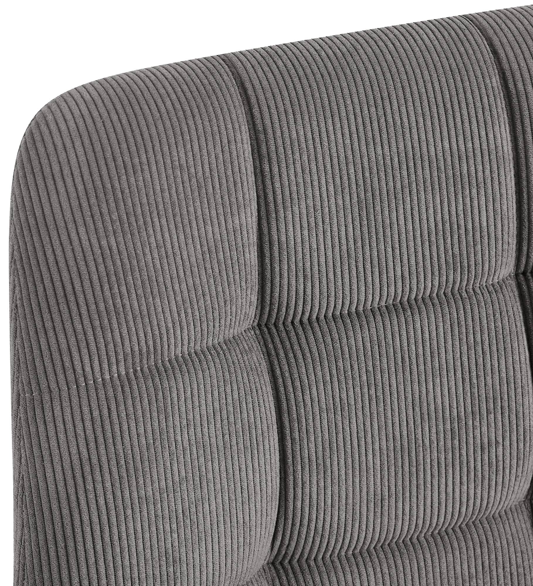 Set de 2 sillas de comedor Antibes de pana