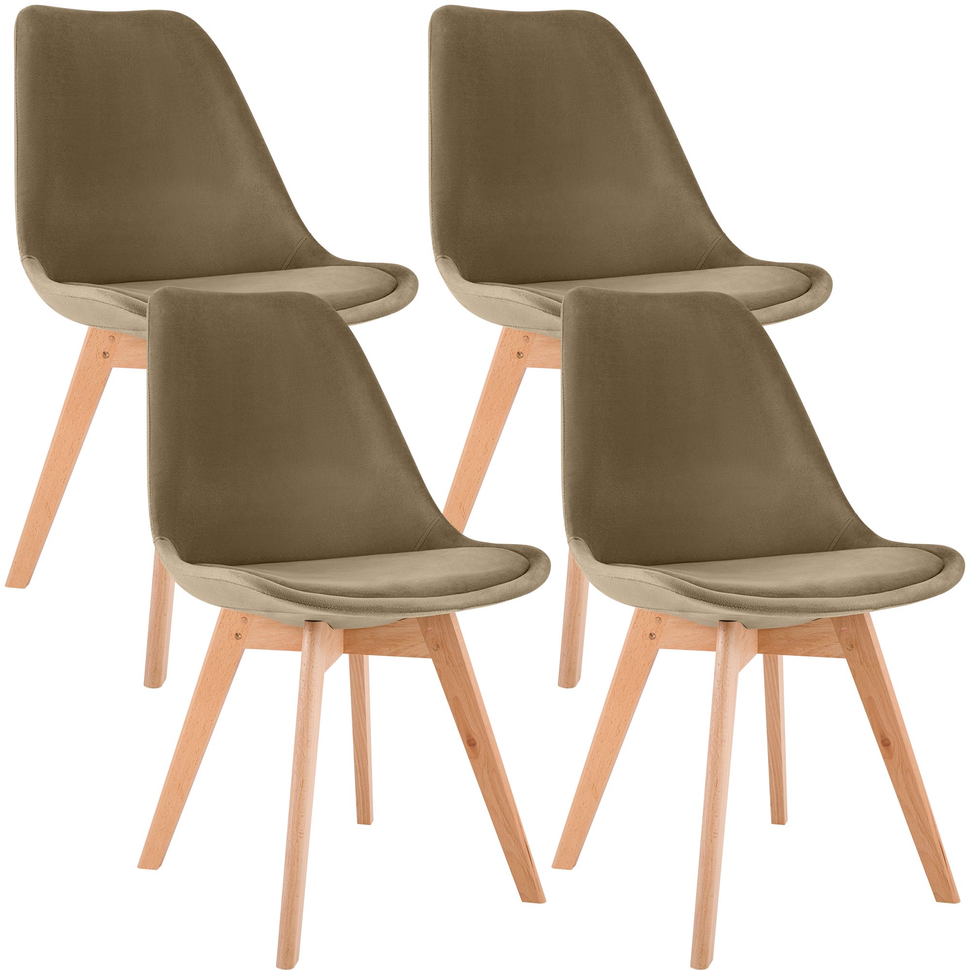 Juego de 4 sillas de comedor Linares