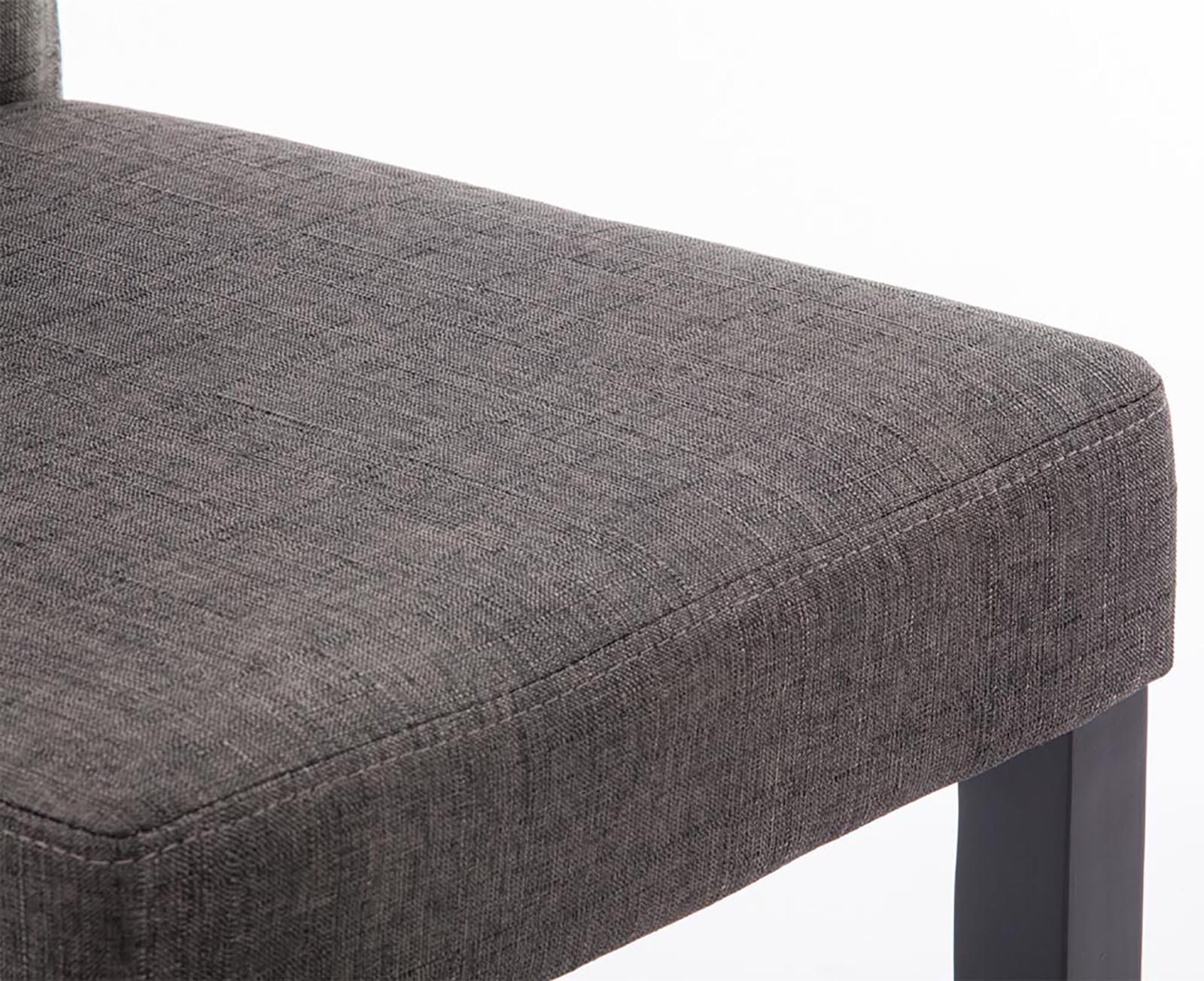 Juego de 2 sillas de comedor Ina de tela